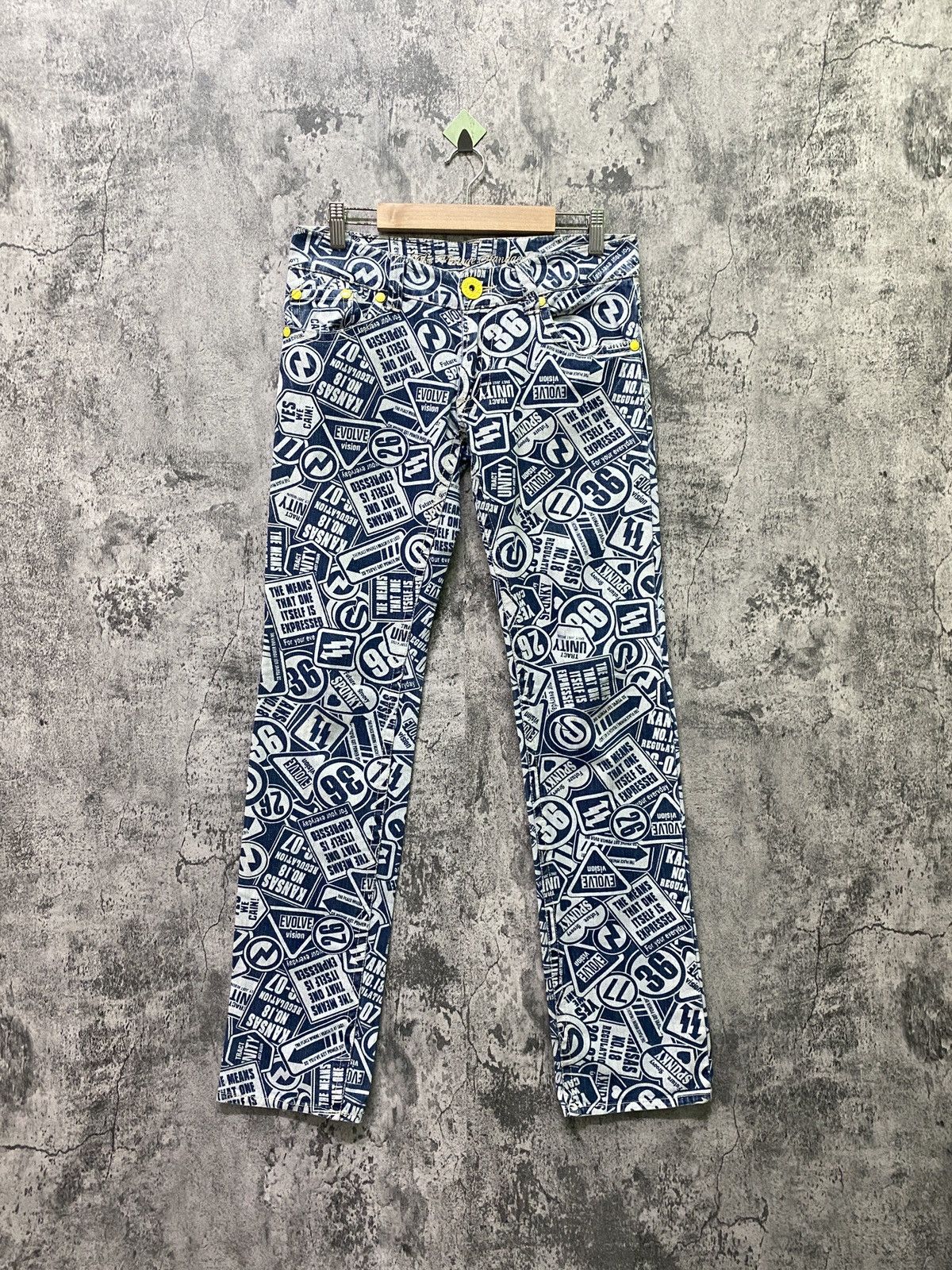 Japanese Brand SKY BOMBER STYLE FullPrinted Hysteric Style Pant Size US 29 - 1 Thumbnail