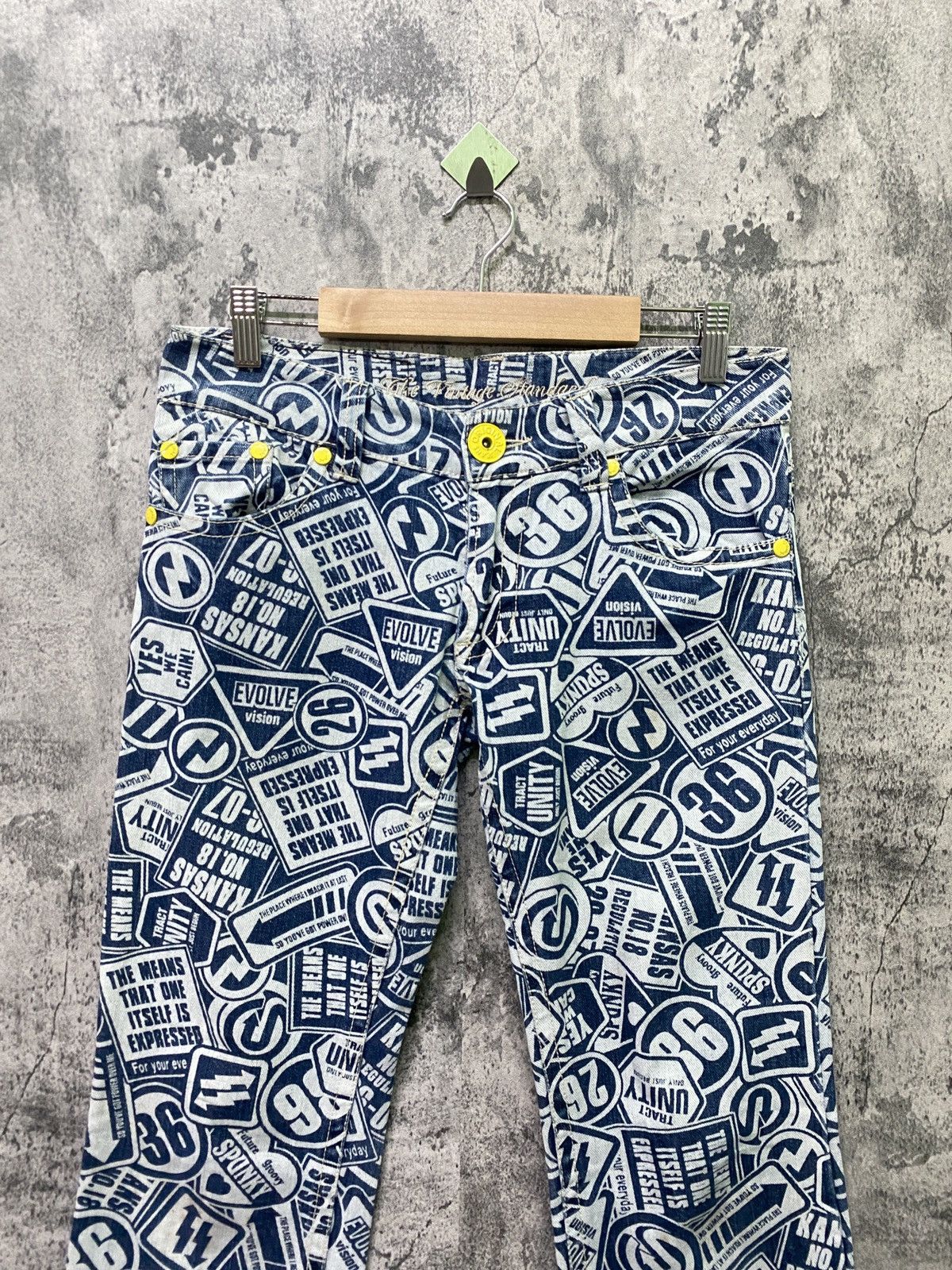 Japanese Brand SKY BOMBER STYLE FullPrinted Hysteric Style Pant Size US 29 - 3 Thumbnail