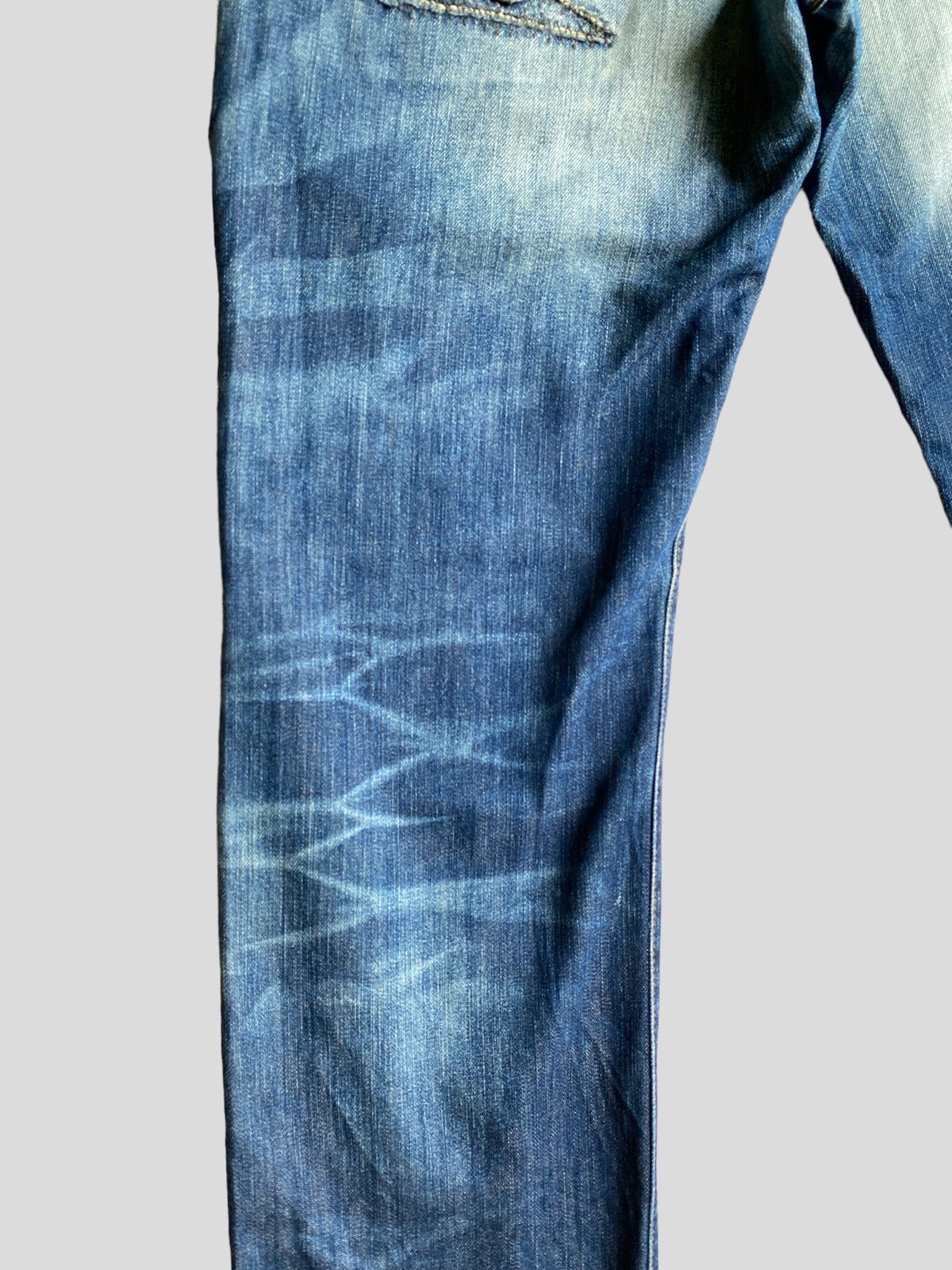 Tornado Mart Vintage SEMANTIC DESIGN Distressed Tornado Mart Style Denim Size US 31 - 15 Thumbnail