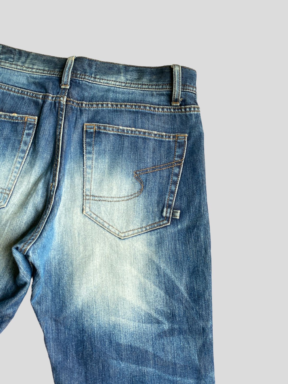 Tornado Mart Vintage SEMANTIC DESIGN Distressed Tornado Mart Style Denim Size US 31 - 14 Thumbnail