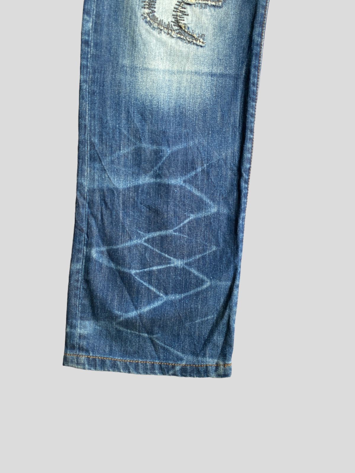 Tornado Mart Vintage SEMANTIC DESIGN Distressed Tornado Mart Style Denim Size US 31 - 9 Thumbnail
