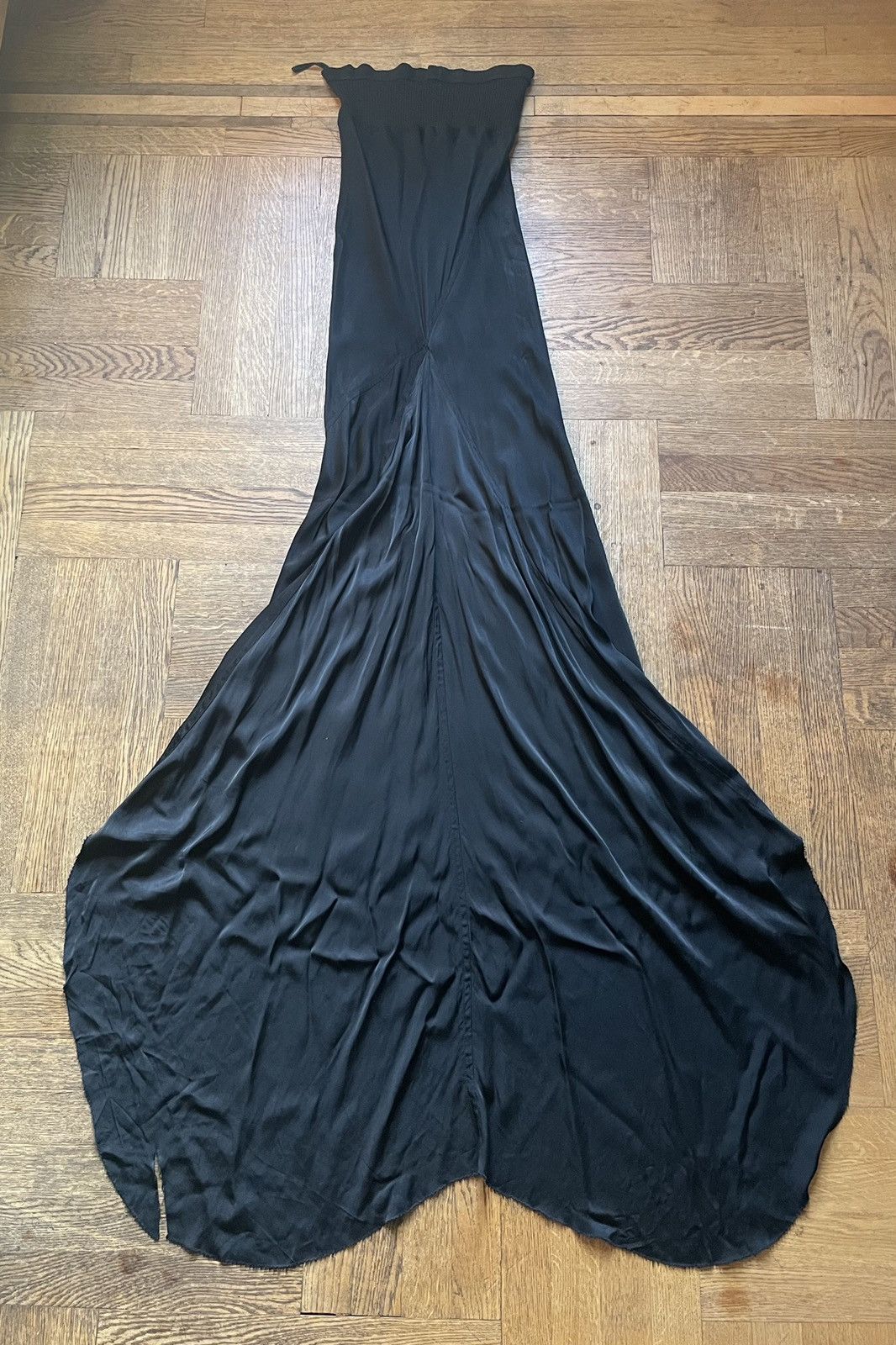 Rick Owens Spring Summer 1999 Electra Silk fishtail Gown Size S / US 4 / IT 40 - 4 Thumbnail
