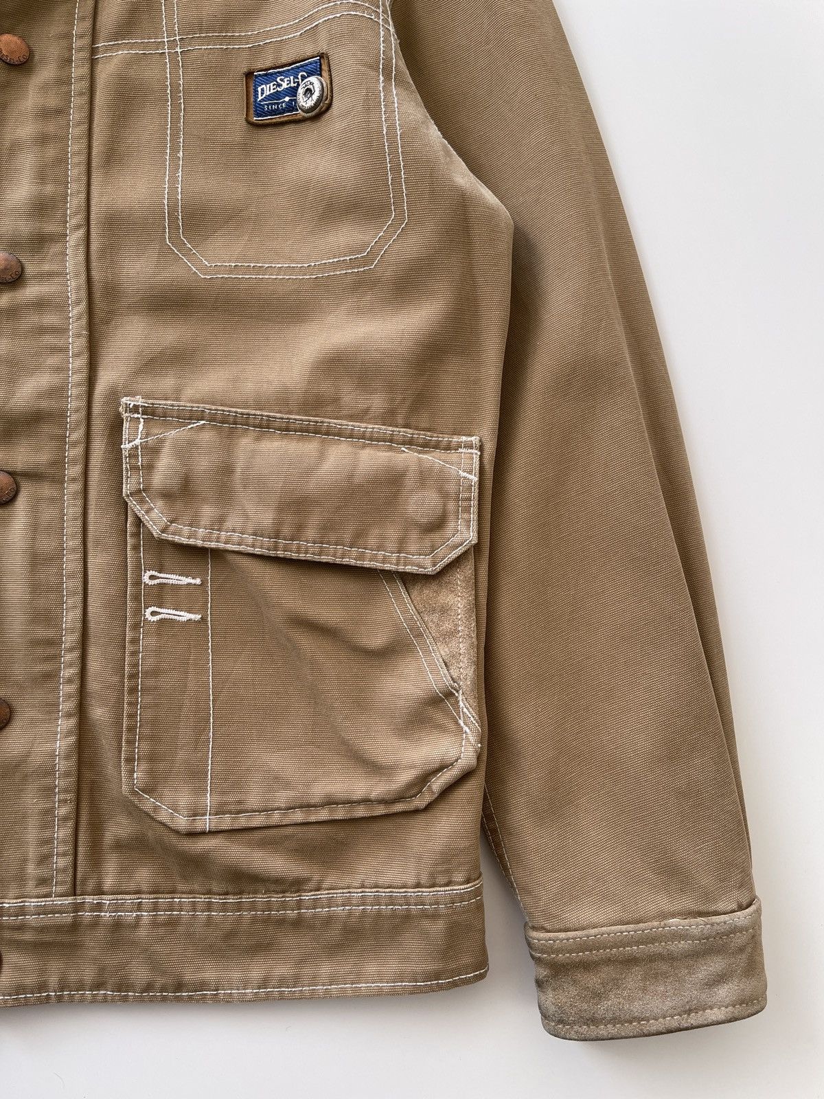 Diesel Vintage Diesel Workers Chore Jacket Size US S / EU 44-46 / 1 - 17 Thumbnail