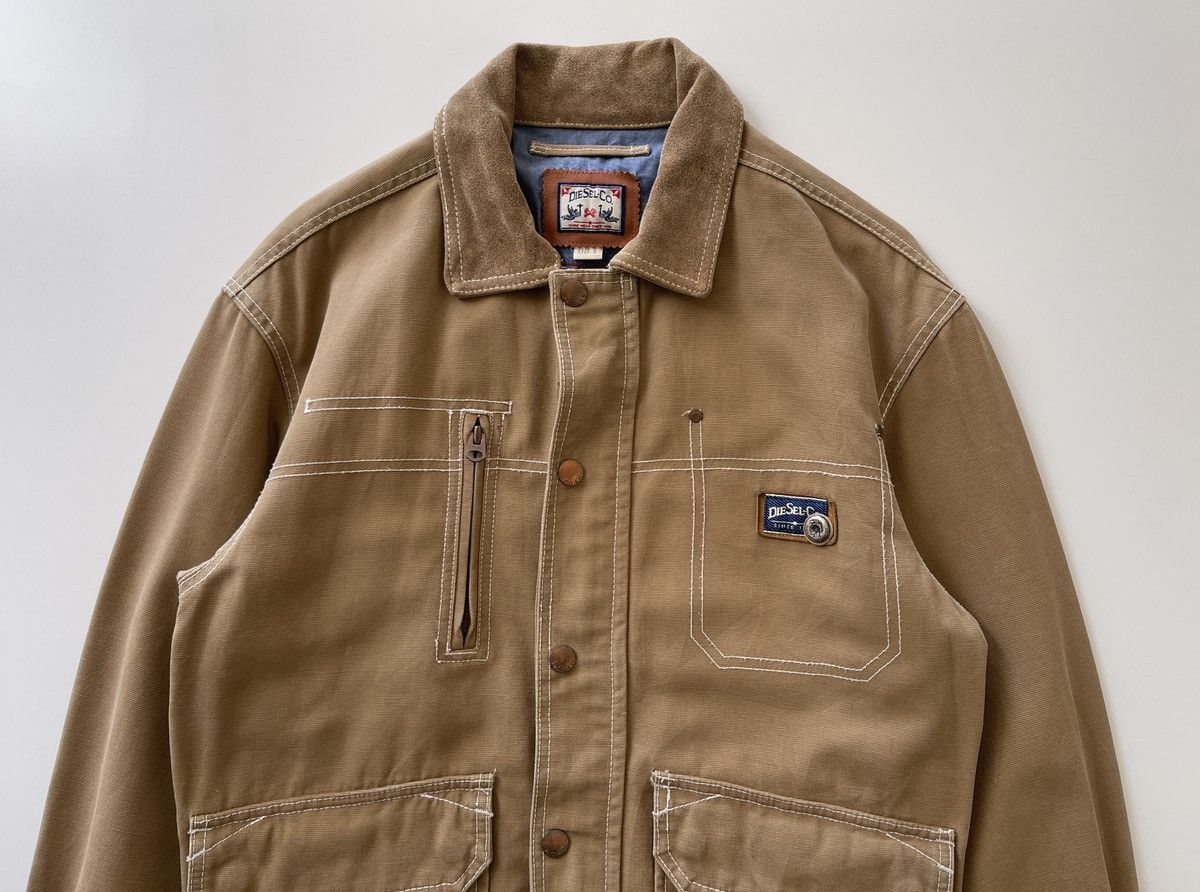 Diesel Vintage Diesel Workers Chore Jacket Size US S / EU 44-46 / 1 - 5 Thumbnail