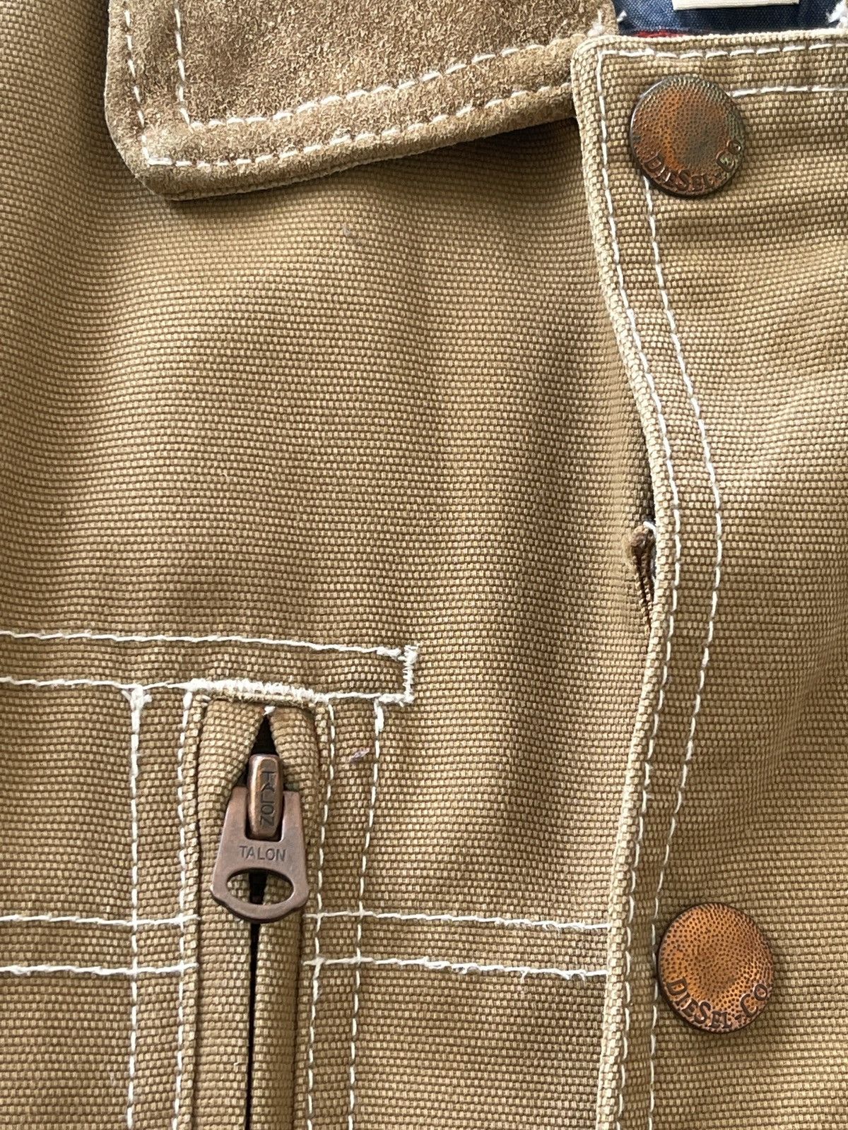 Diesel Vintage Diesel Workers Chore Jacket Size US S / EU 44-46 / 1 - 16 Thumbnail