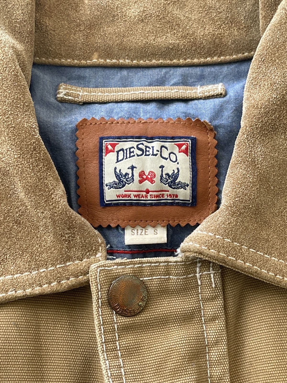 Diesel Vintage Diesel Workers Chore Jacket Size US S / EU 44-46 / 1 - 15 Thumbnail