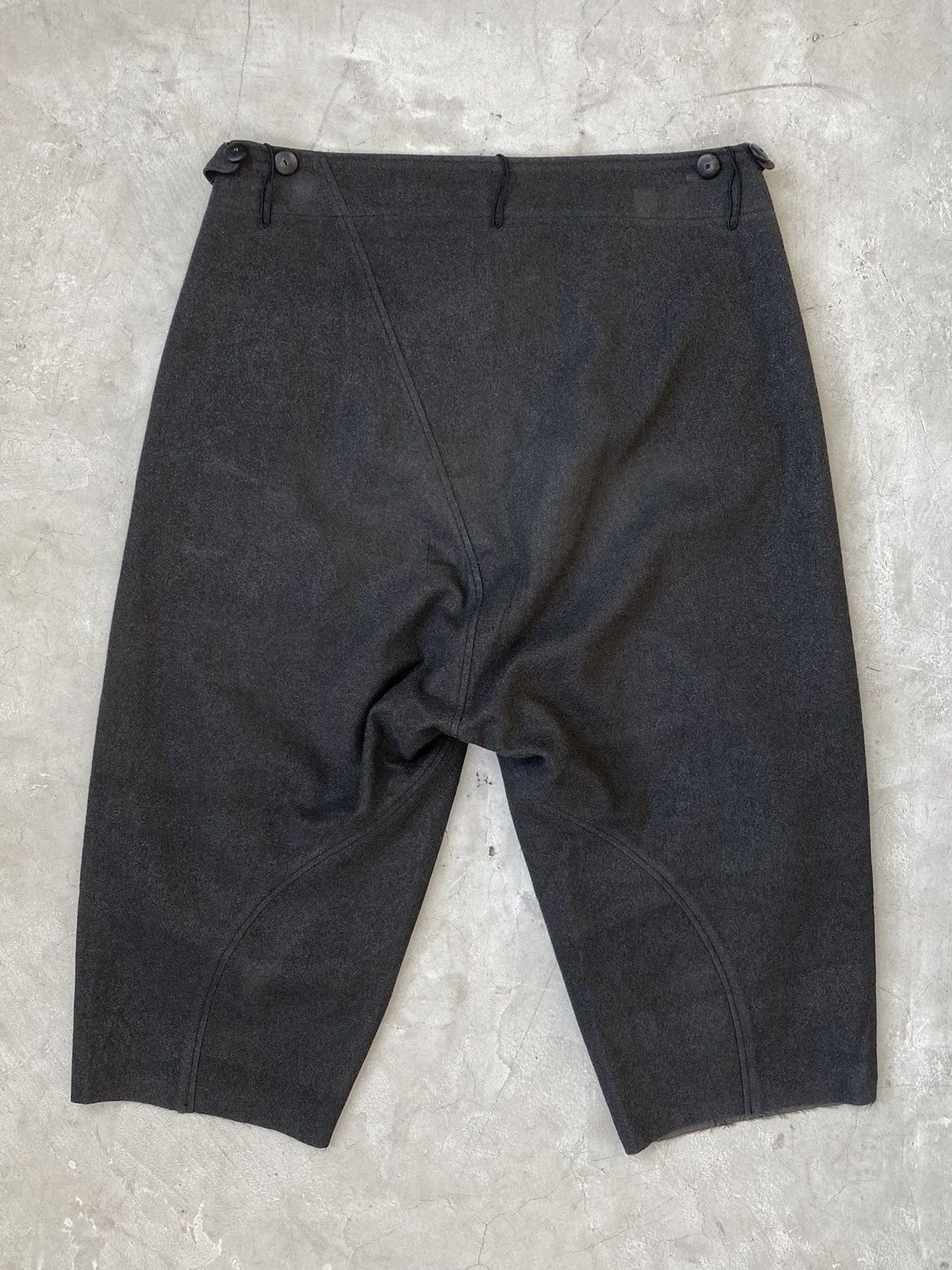 Individual Sentiments Individual Sentiments Blistered Wool Cropped Pirate Pants Size US 32 / EU 48 - 2 Thumbnail