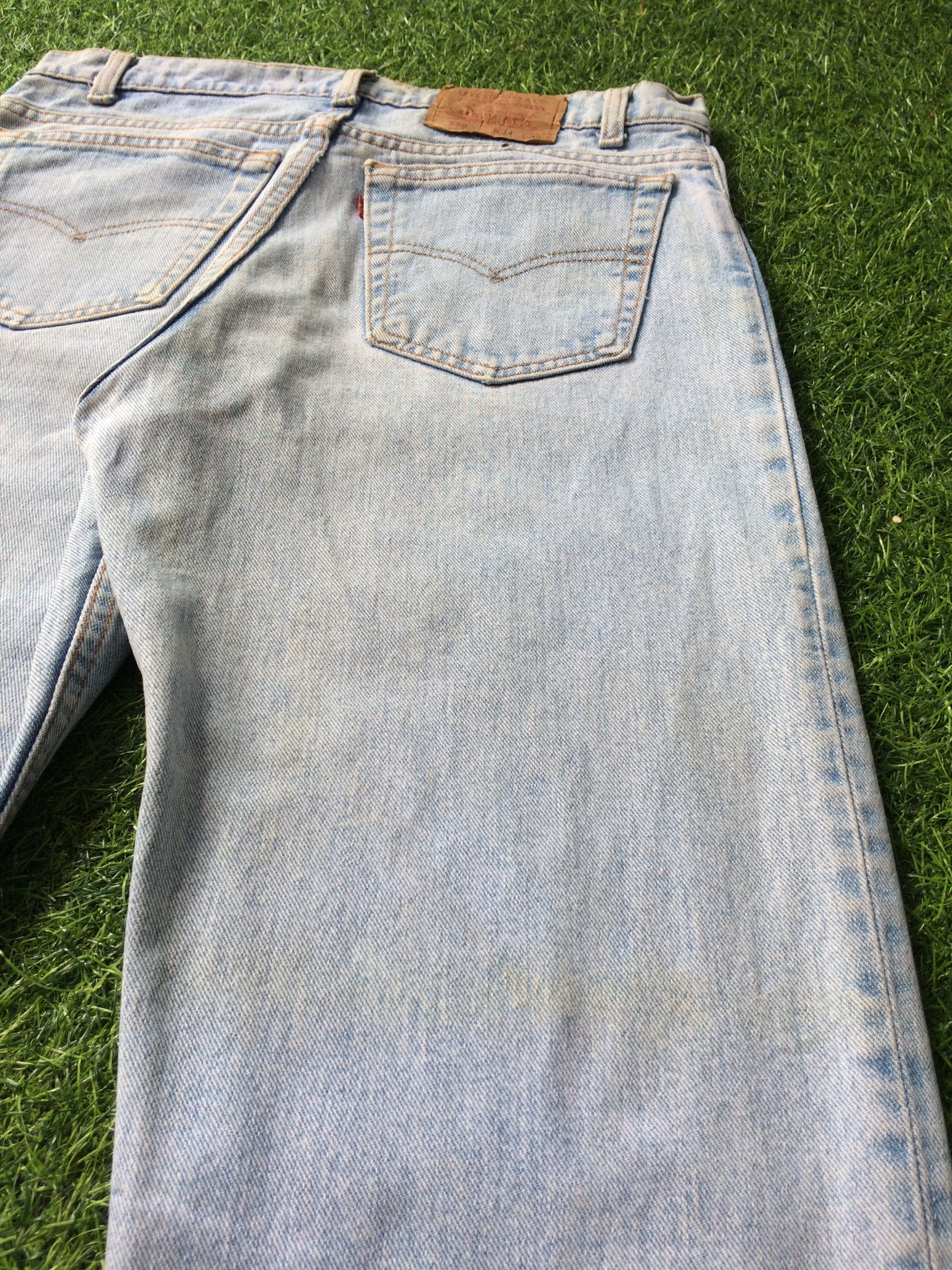 Levi's × Vintage Levis 550 Light Wash Jeans #B-749 Size US 34 / EU 50 - 8 Thumbnail