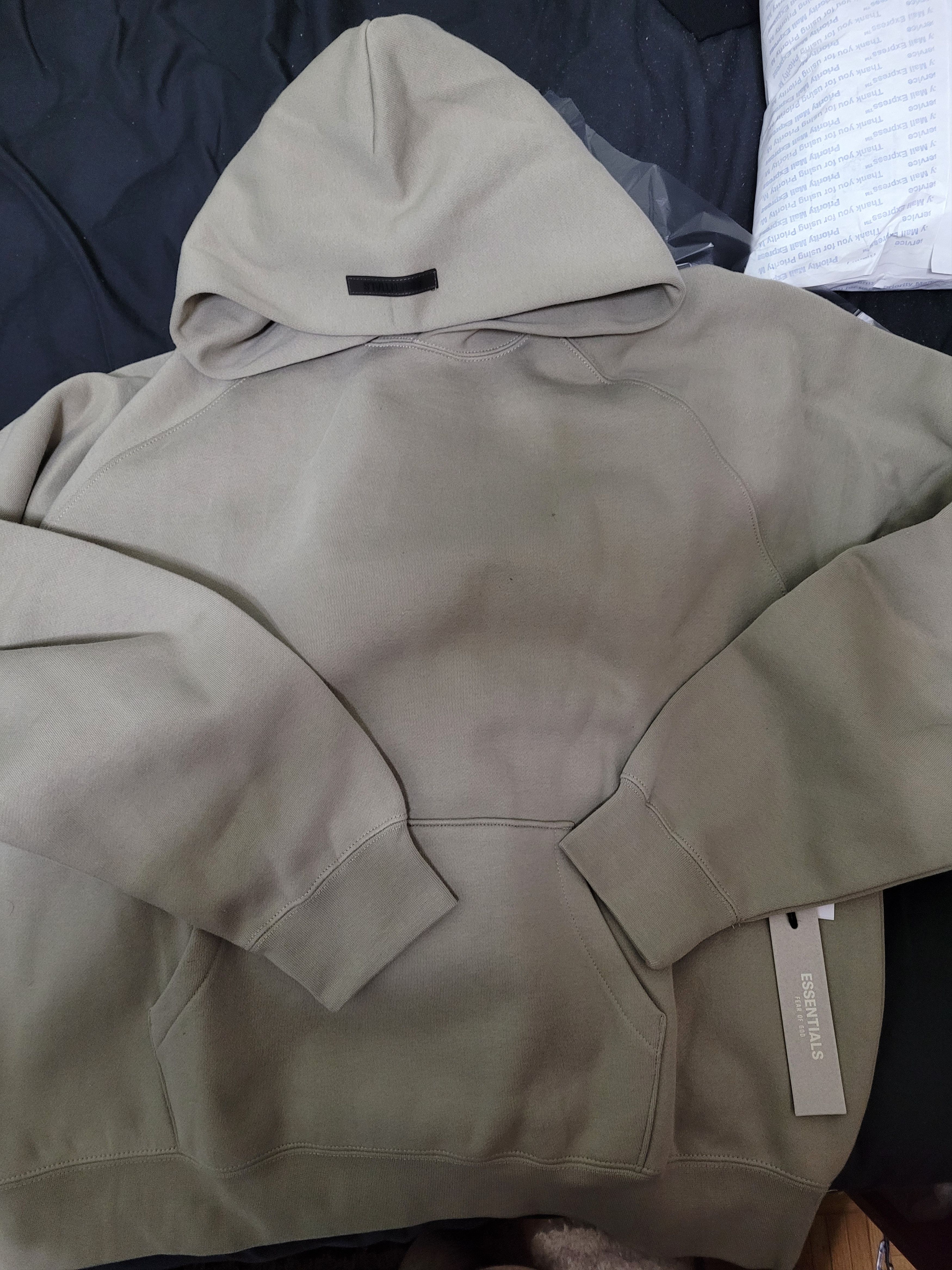 Fear of God size L Fear of God Essentials Pistachio Pullover Hoodie Size US L / EU 52-54 / 3 - 3 Thumbnail