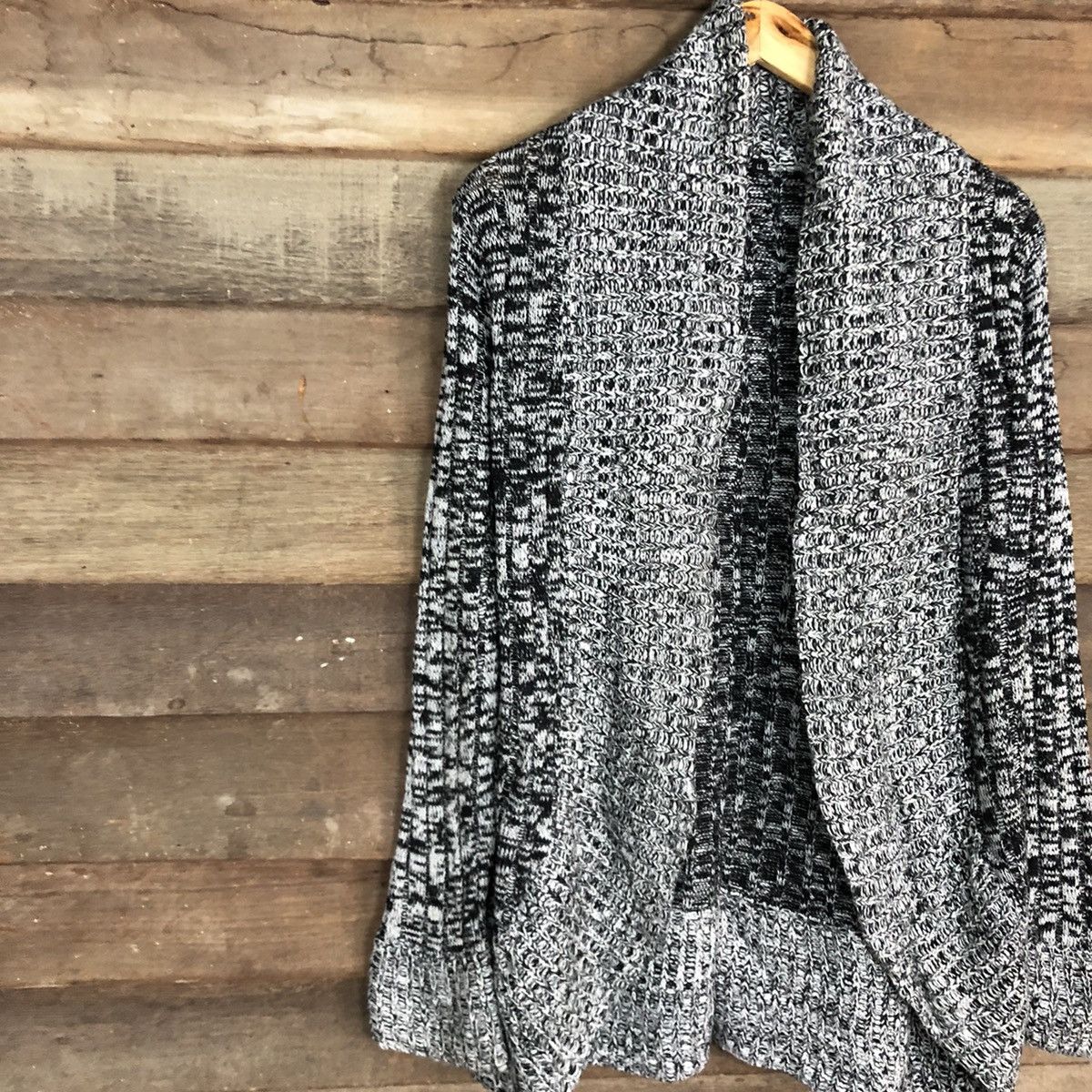 Homespun Knitwear TopValu Grey Knitwear cardigan japan #533B Size US S / EU 44-46 / 1 - 7 Thumbnail