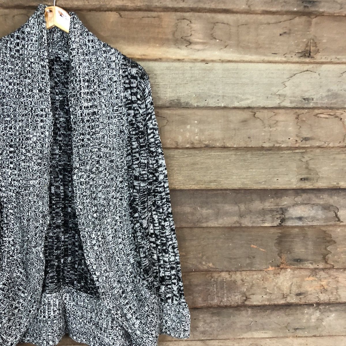 Homespun Knitwear TopValu Grey Knitwear cardigan japan #533B Size US S / EU 44-46 / 1 - 5 Thumbnail