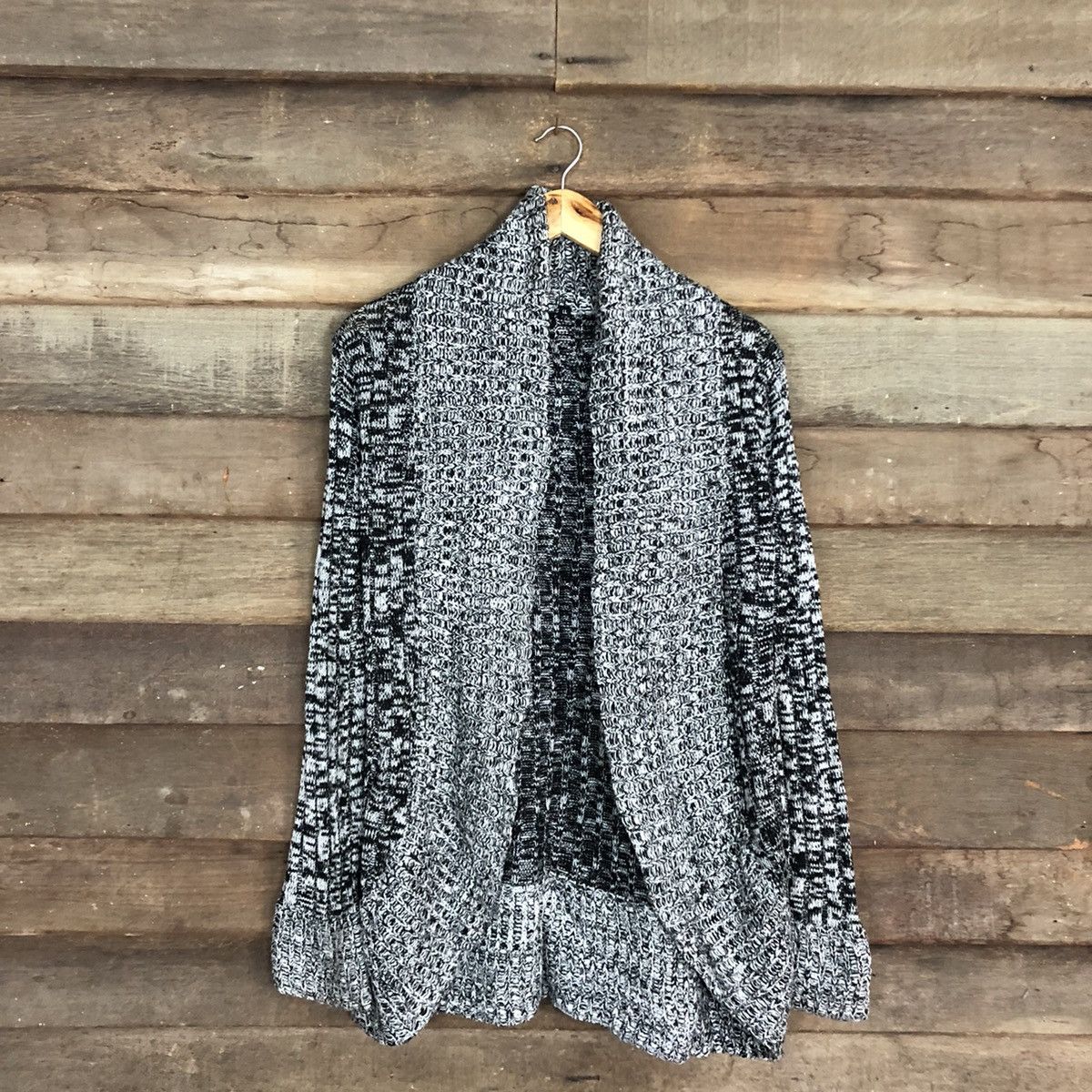 Homespun Knitwear TopValu Grey Knitwear cardigan japan #533B Size US S / EU 44-46 / 1 - 3 Thumbnail