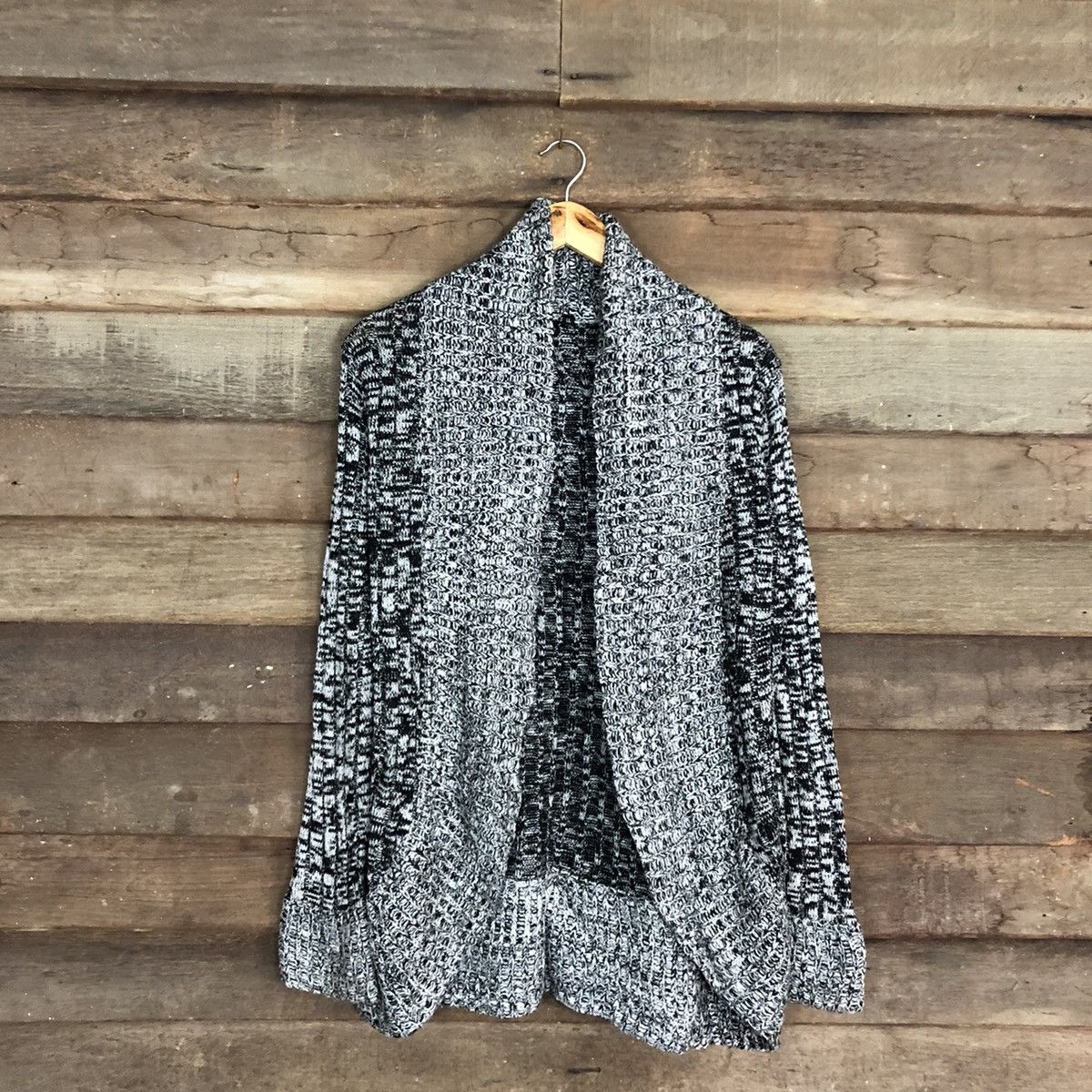 Homespun Knitwear TopValu Grey Knitwear cardigan japan #533B Size US S / EU 44-46 / 1 - 1 Thumbnail