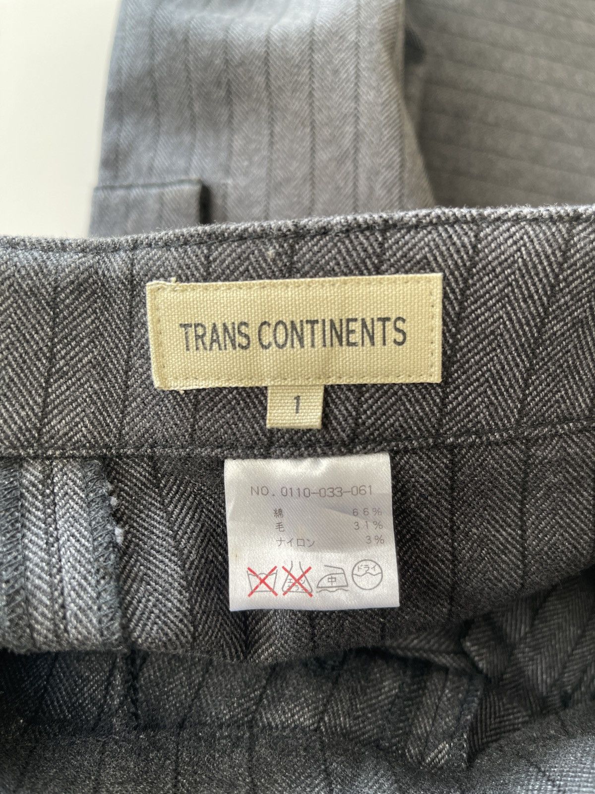 Japanese Brand Trans Continents Multipocket Cargo Pants Size US 31 - 8 Thumbnail