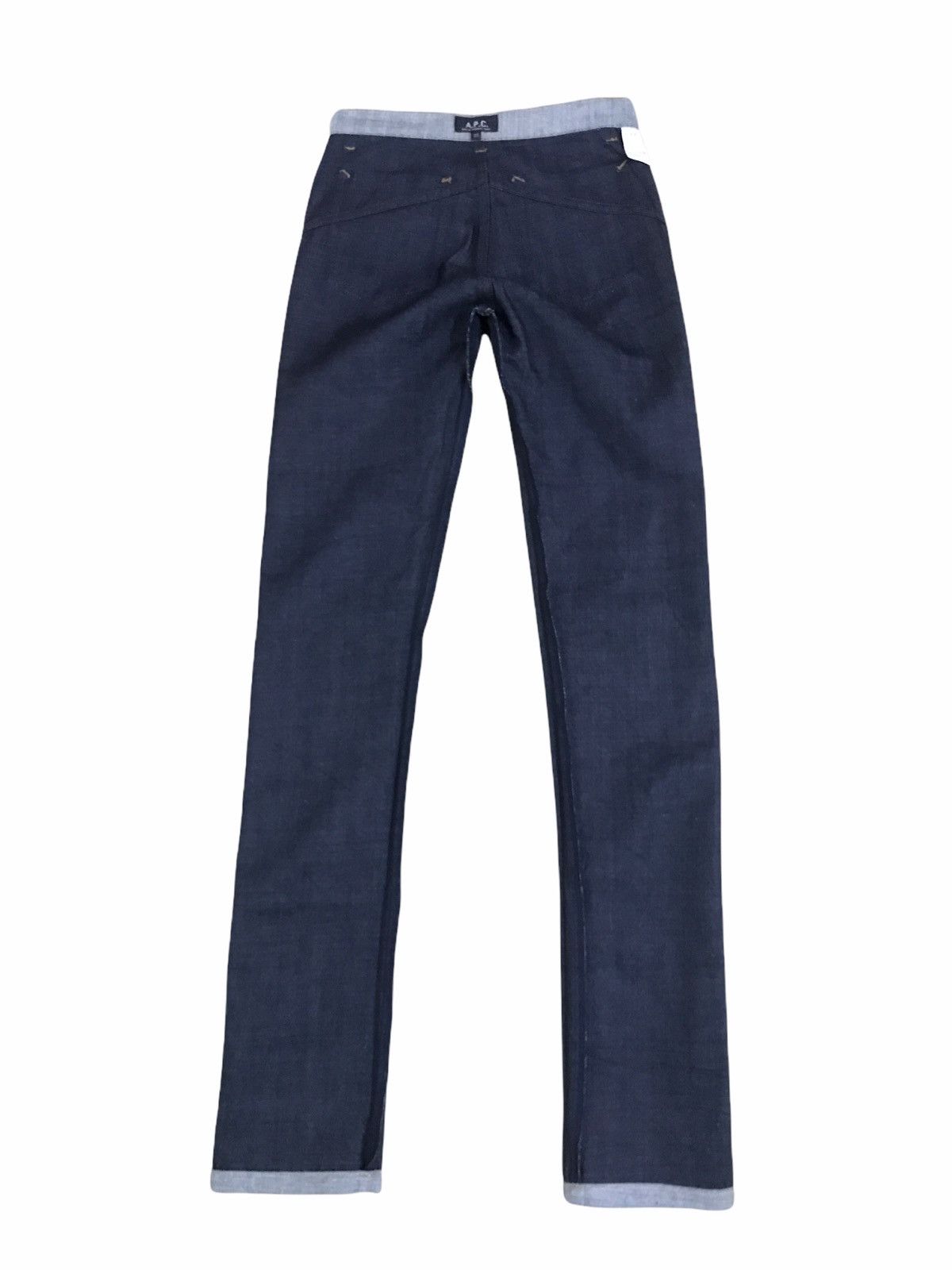 A.P.C. A.P.C Reverse Denim Pattern Button Jeans Size US 26 / EU 42 - 8 Thumbnail