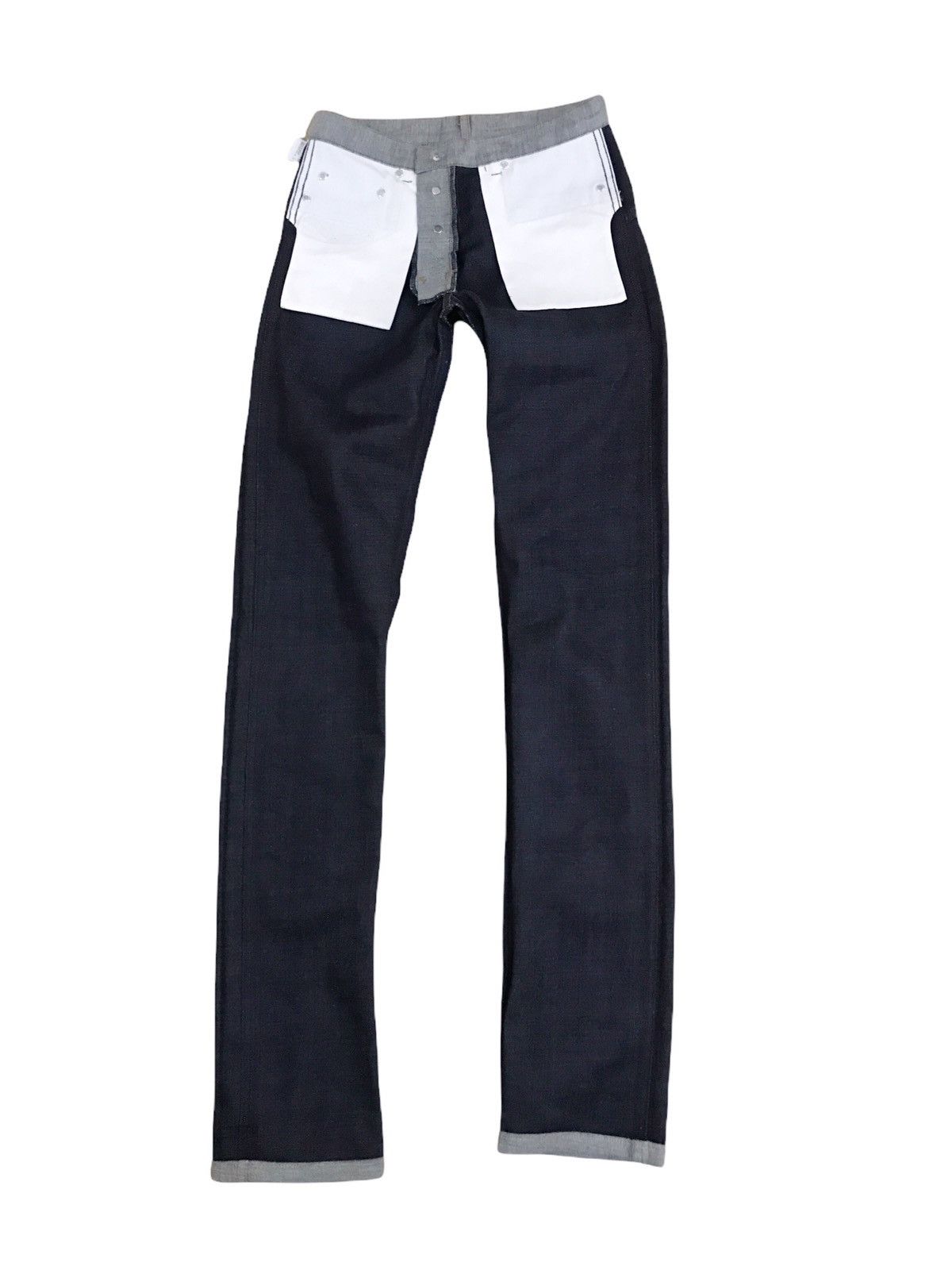 A.P.C. A.P.C Reverse Denim Pattern Button Jeans Size US 26 / EU 42 - 6 Thumbnail