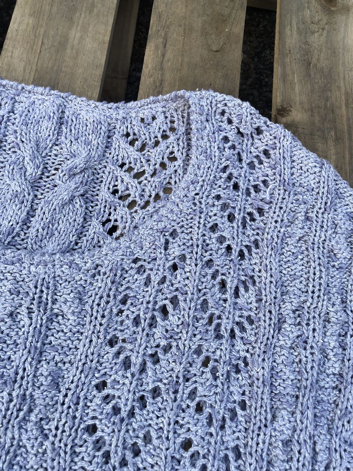 Aran Isles Knitwear × Homespun Knitwear Unbrand knitwear short sleeve size M Size US M / EU 48-50 / 2 - 3 Thumbnail
