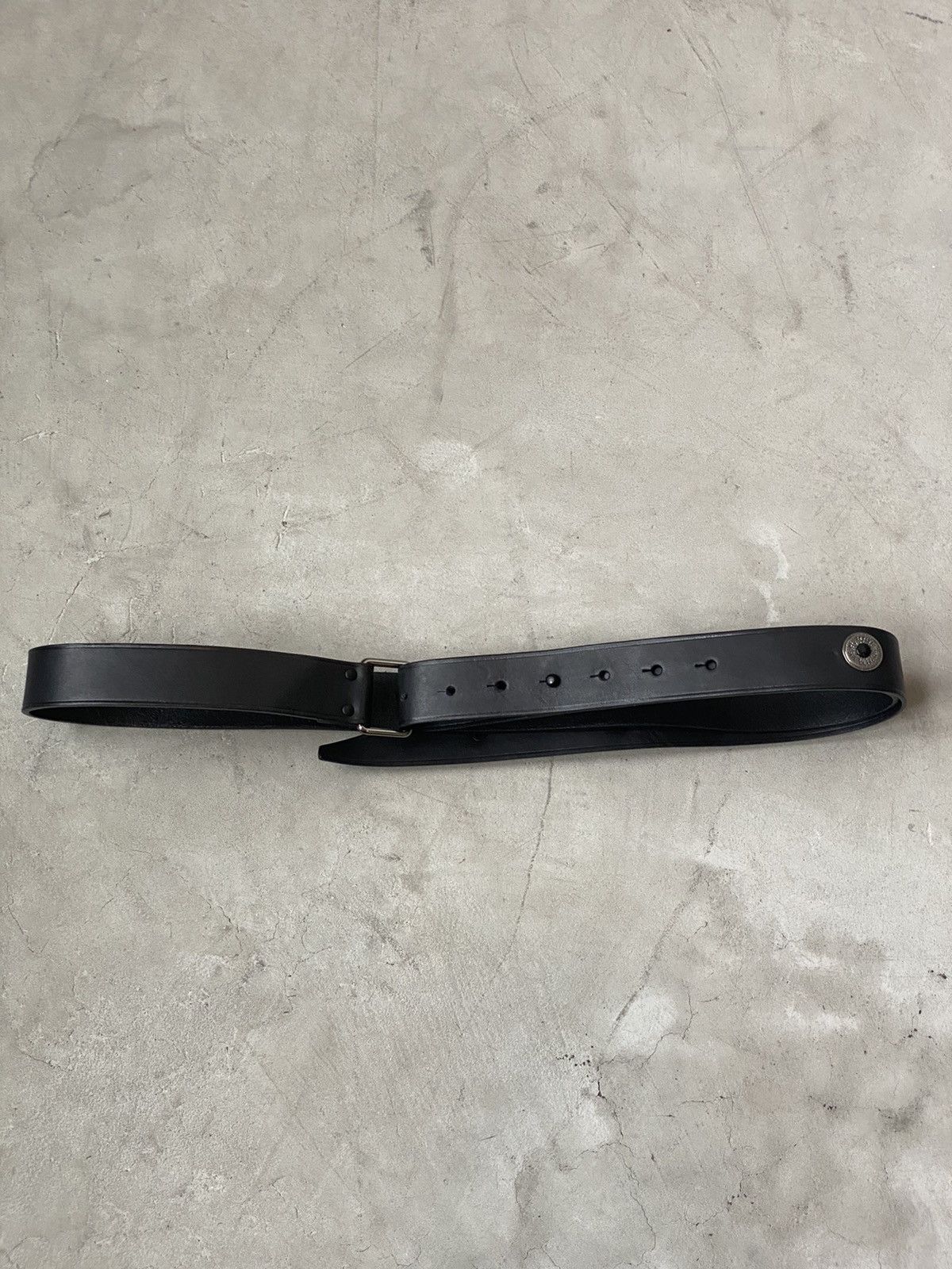 Lanvin Lanvin Belt W/ Silver & Onyx Concho Detailing Size ONE SIZE - 1 Thumbnail