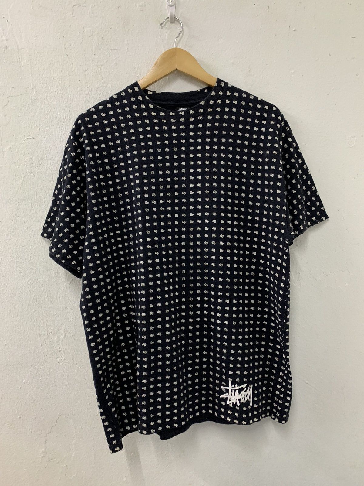 トップス Stussy 80s Peace andProsperity BLK XL Buy Stussy Peace & Prosperity Tee 'Black' - 1904934 BLAC