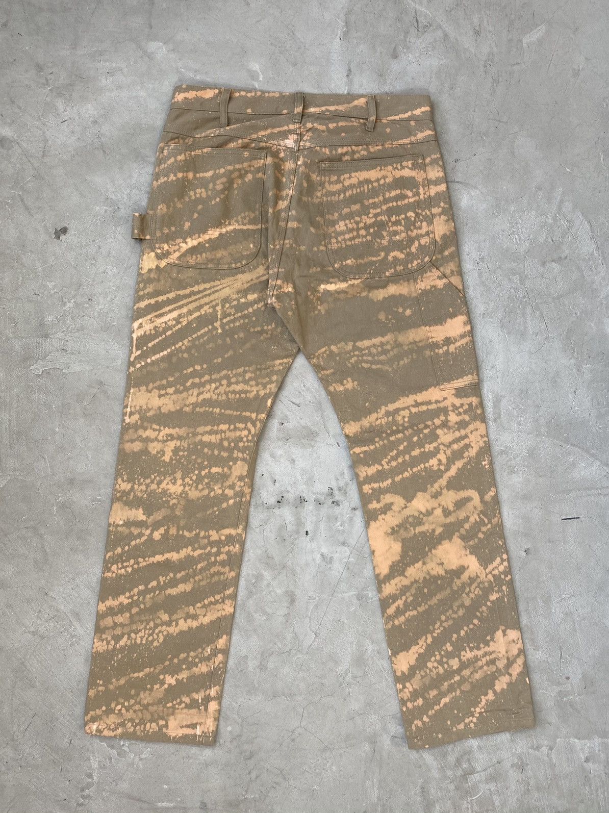 Comme des Garcons Homme Plus 2011 CdGHP Bleach Dyed Carpenter Work Pants Size US 33 - 2 Thumbnail