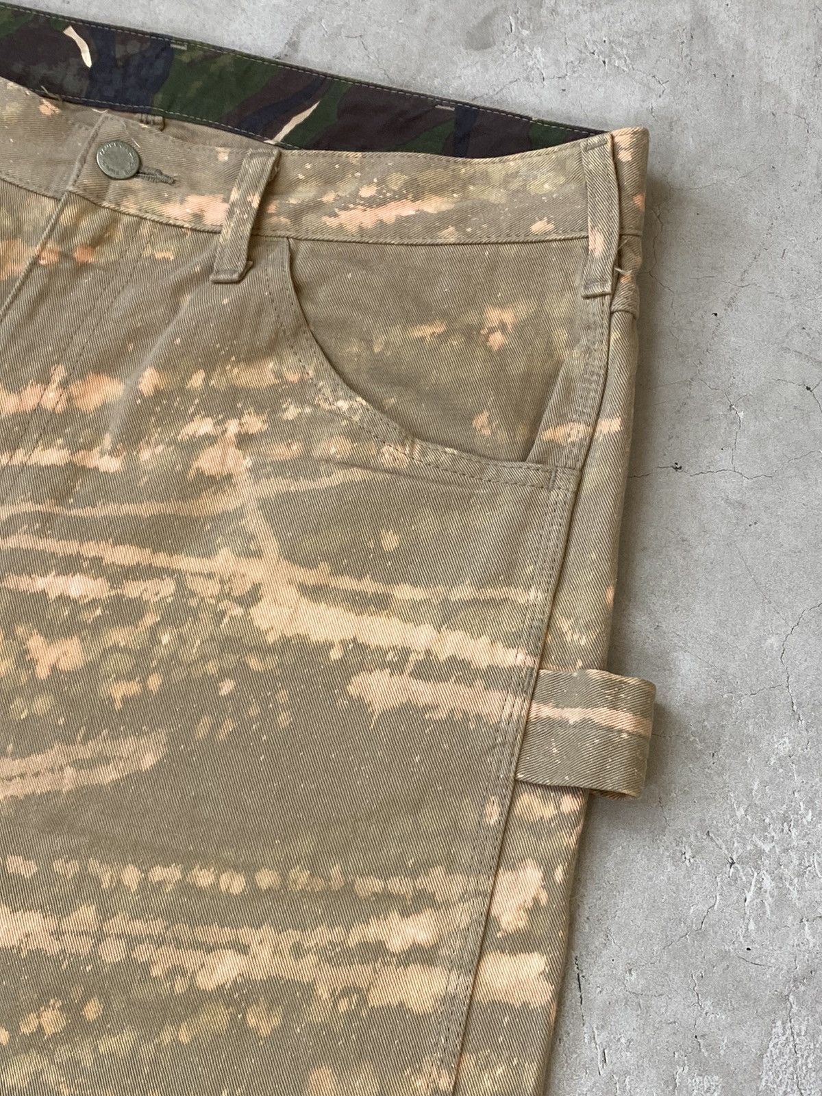 Comme des Garcons Homme Plus 2011 CdGHP Bleach Dyed Carpenter Work Pants Size US 33 - 5 Thumbnail