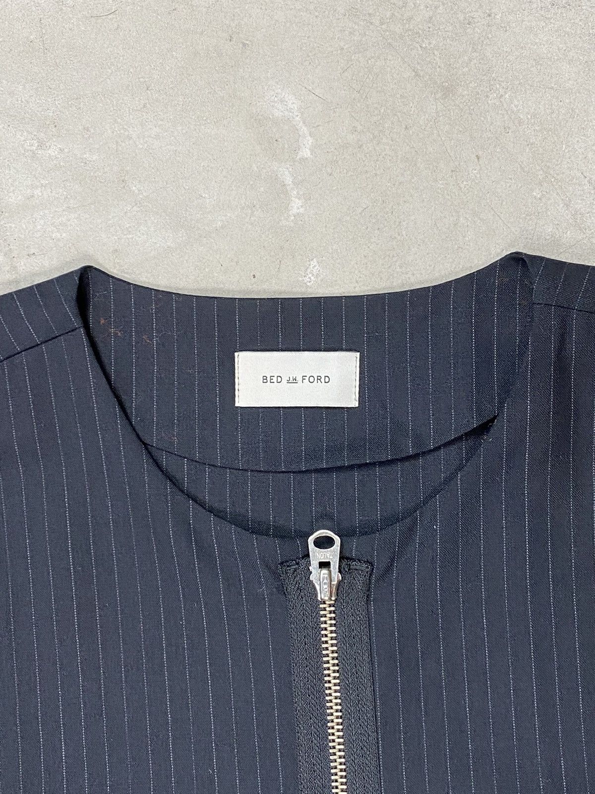 Bed j.w. Ford Bed JW Ford Wool Striped Jacket Size US M / EU 48-50 / 2 - 6 Thumbnail
