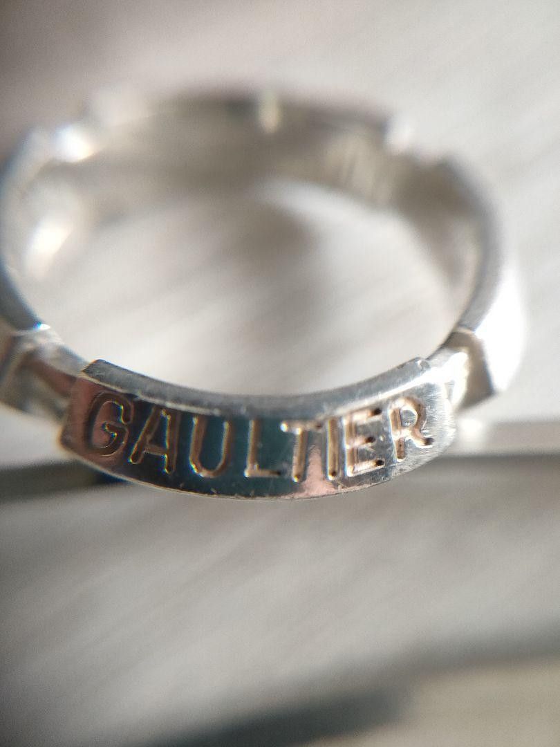 Jean Paul Gaultier .925 Silver Logo Ring Size ONE SIZE - 2 Thumbnail