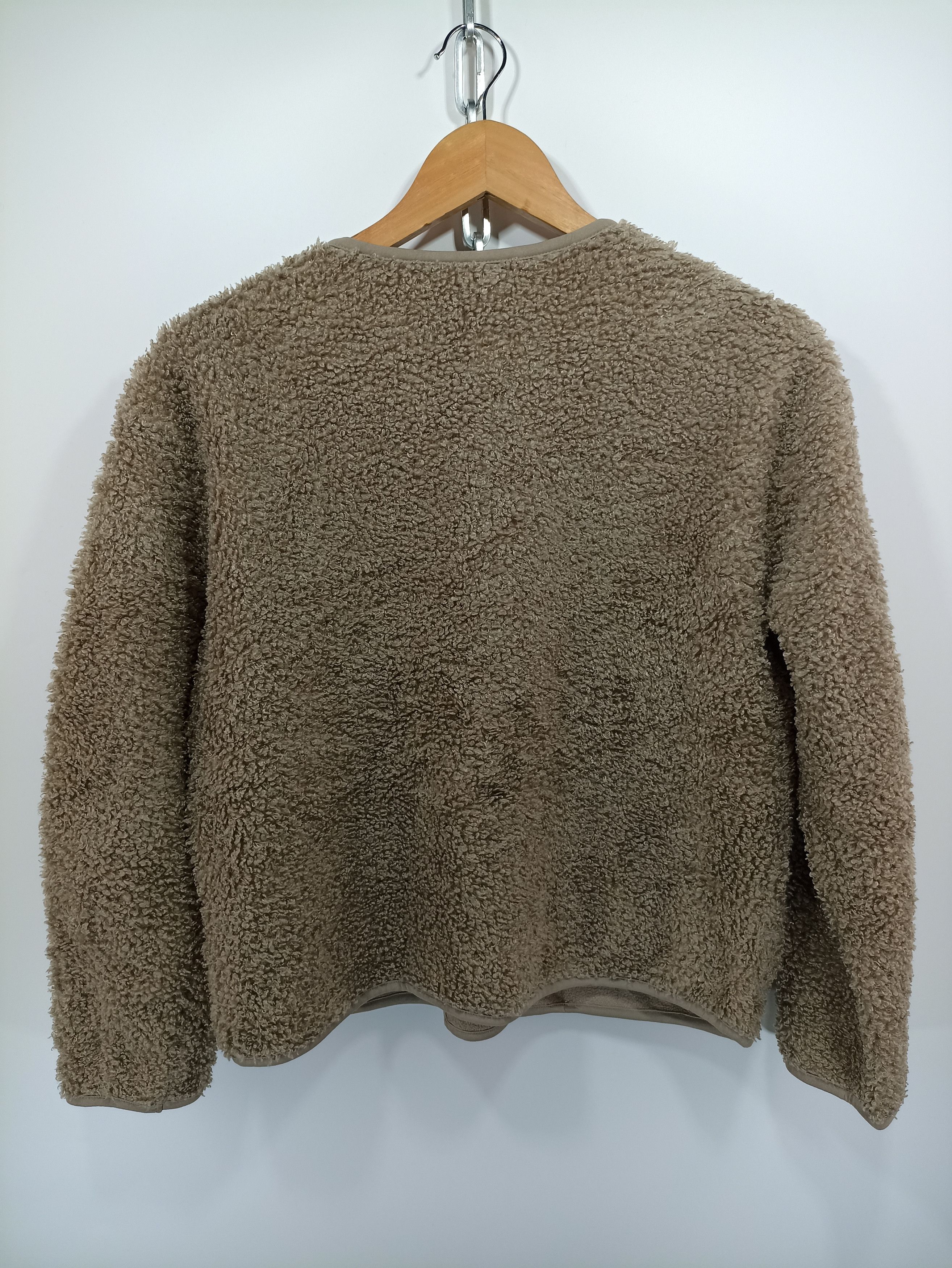 Japanese Brand × Uniqlo Cropped Uniqlo Cardigan Bulky Fleece Size M / US 6-8 / IT 42-44 - 2 Thumbnail