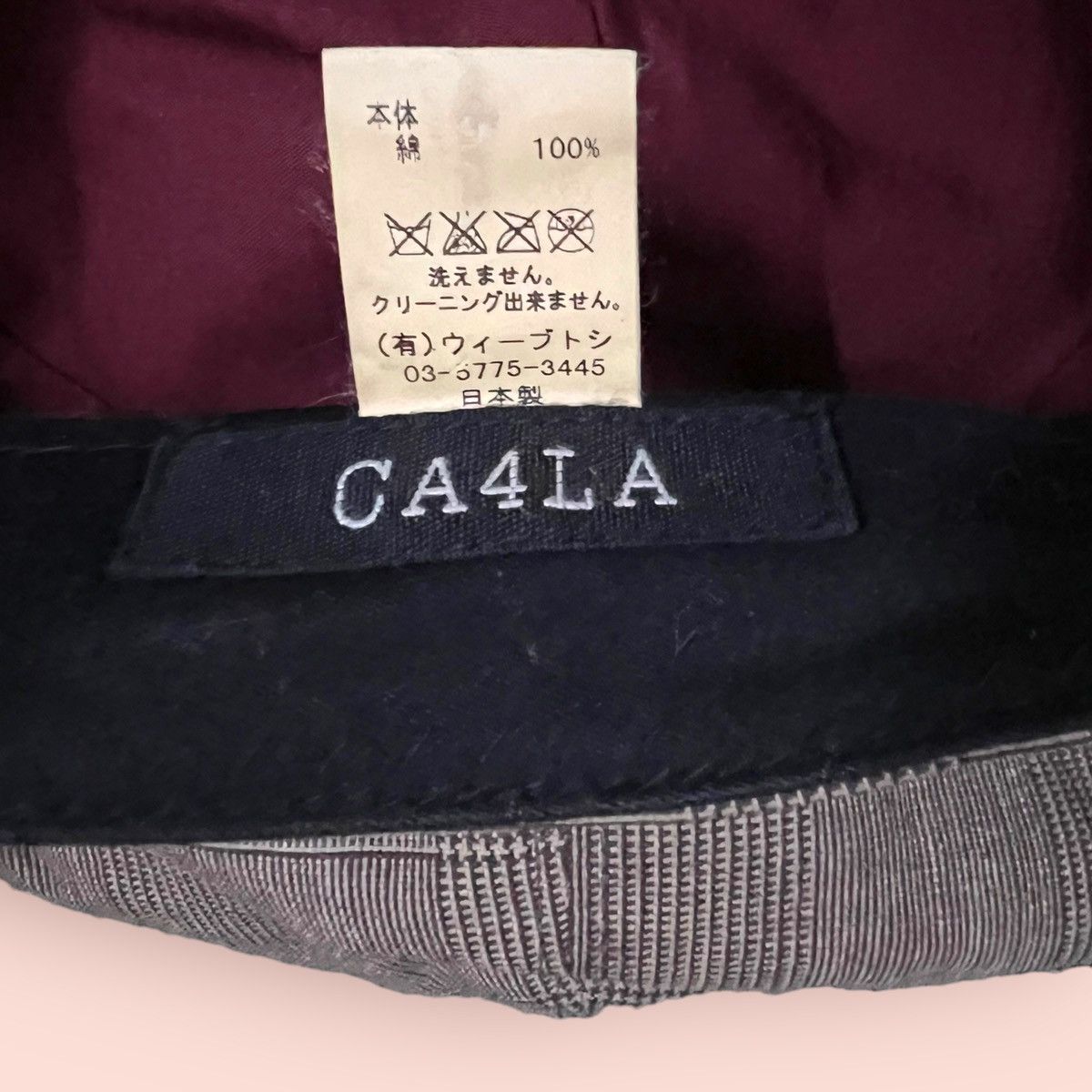CA4LA × Japanese Brand × Vintage VINTAGE CA4LA PLAID BARETTA JAPAN Size ONE SIZE - 23 Thumbnail