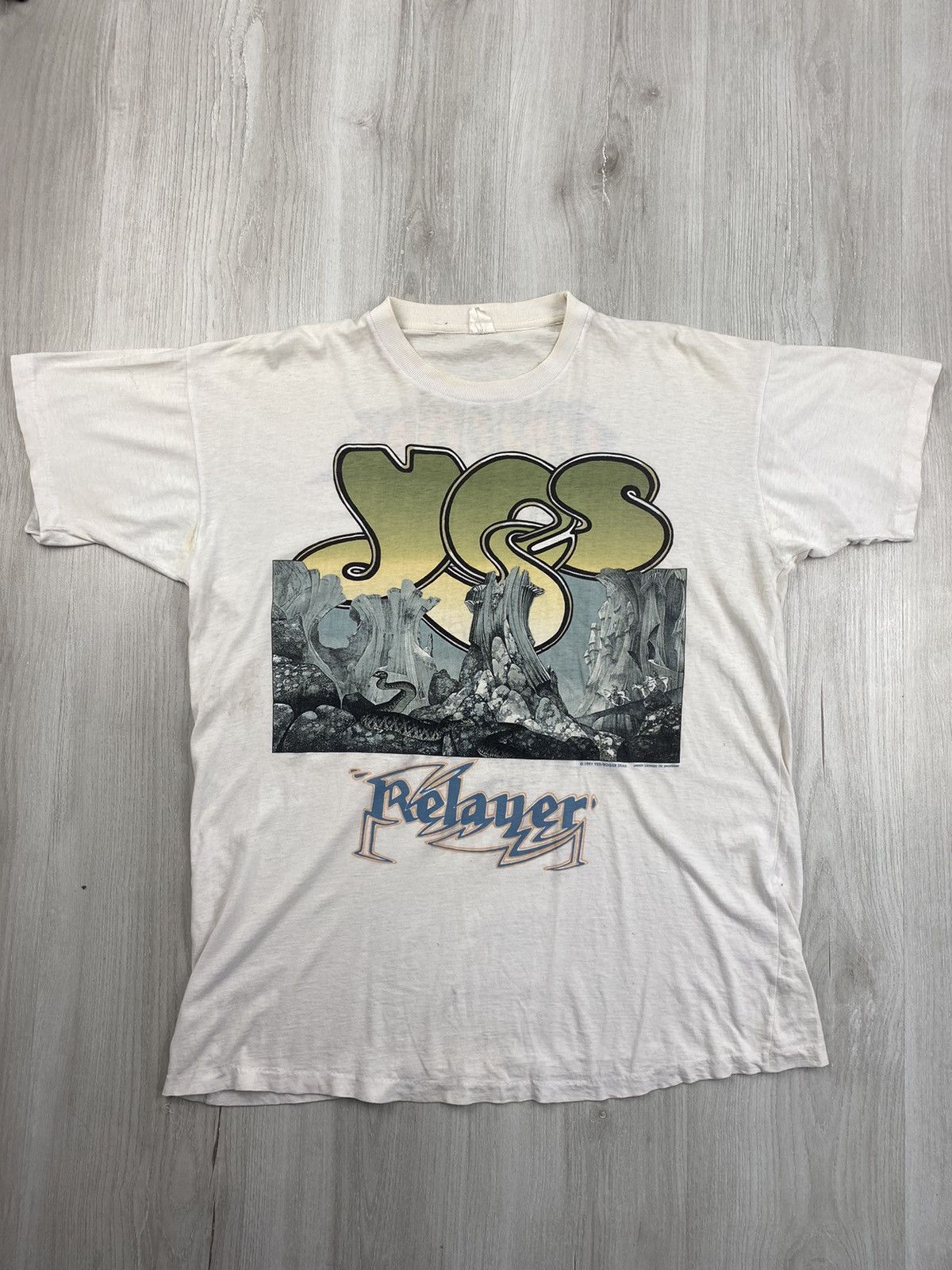 Band Tees × Union LA × Vintage Brockum 1991 YES Union Tour Band Tee Relayer Size US L / EU 52-54 / 3 - 1 Thumbnail