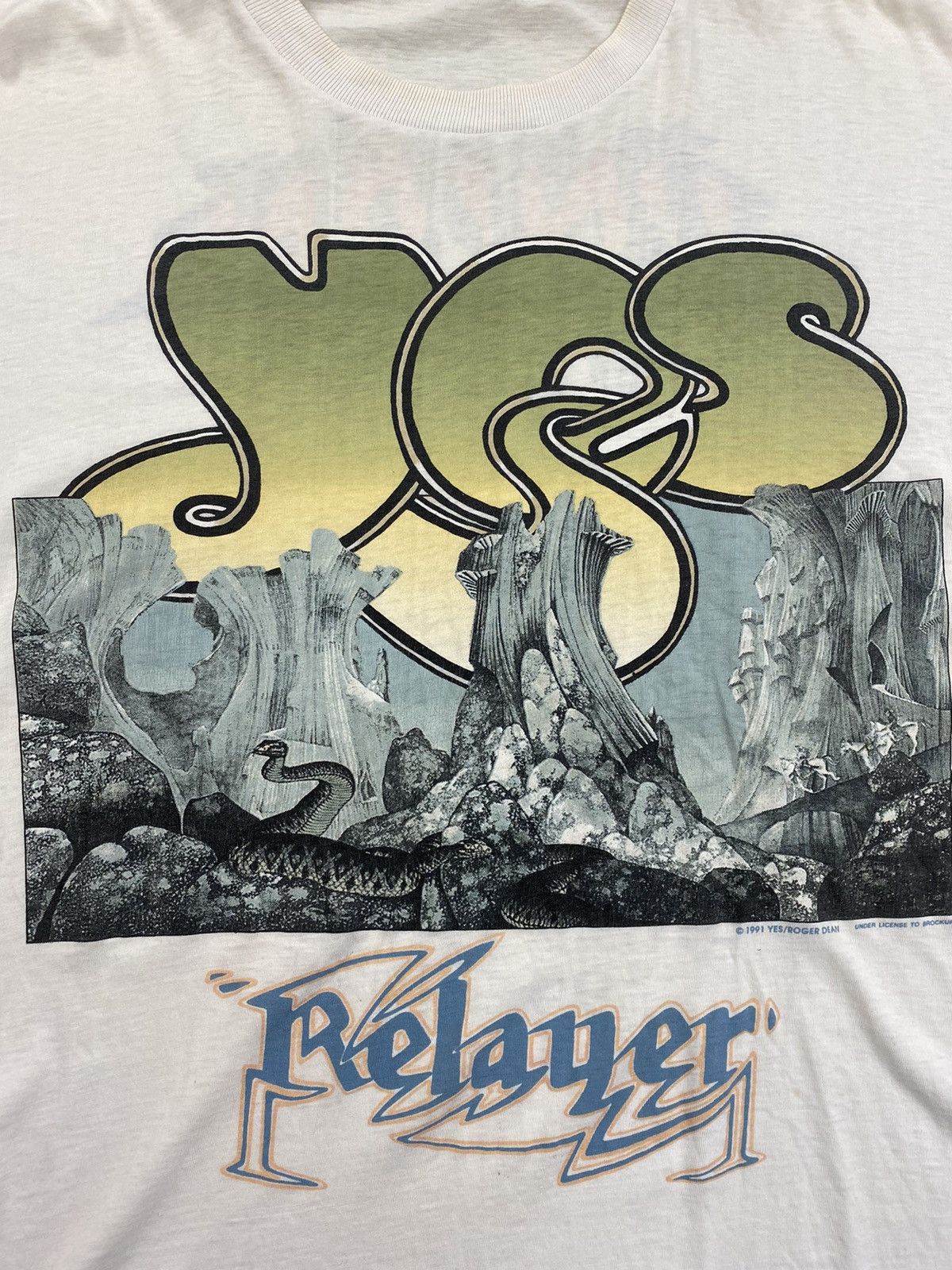 Band Tees × Union LA × Vintage Brockum 1991 YES Union Tour Band Tee Relayer Size US L / EU 52-54 / 3 - 3 Thumbnail