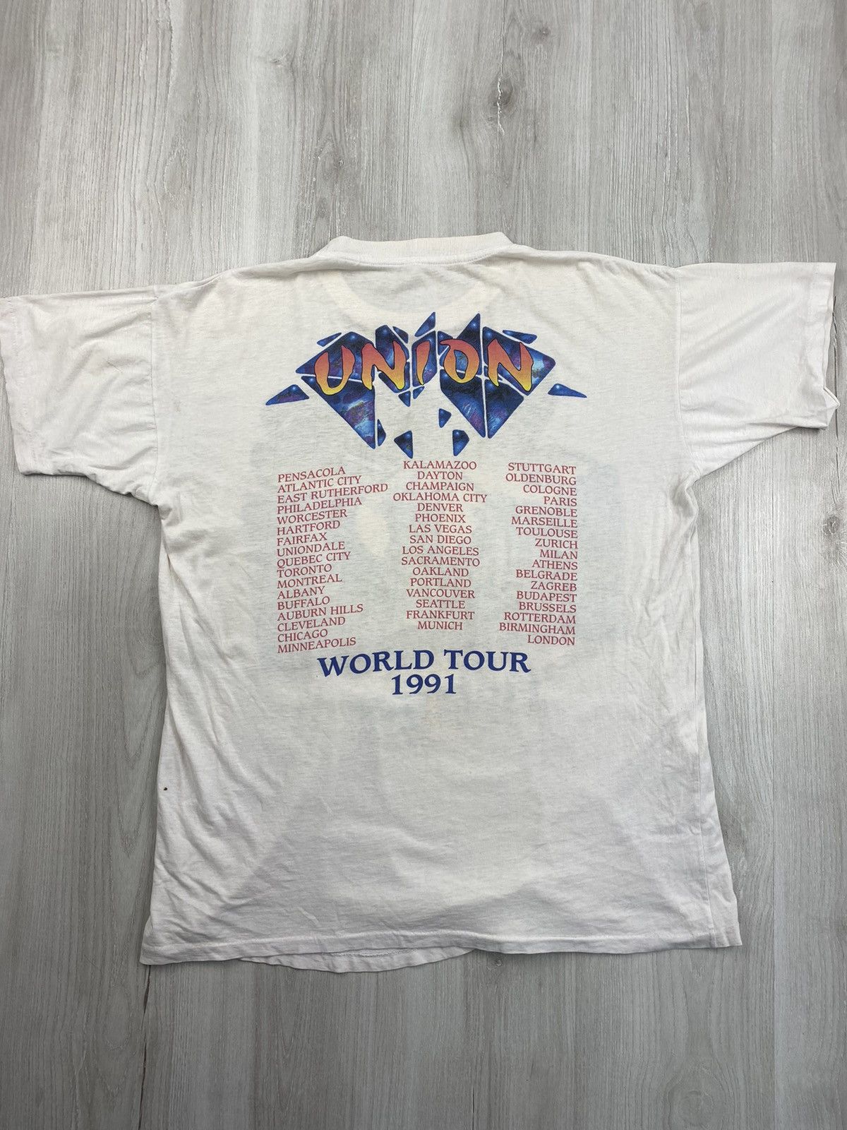 Band Tees × Union LA × Vintage Brockum 1991 YES Union Tour Band Tee Relayer Size US L / EU 52-54 / 3 - 2 Thumbnail