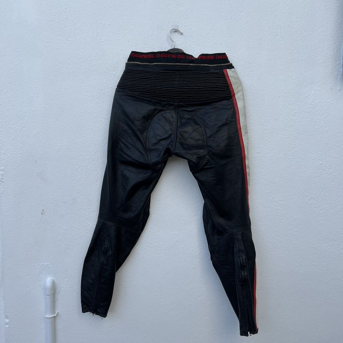 Japanese Brand VINTAGE LEATHER PANTS RACING SPORT MOTOR CROSS WEAR Size US 30 / EU 46 - 7 Thumbnail