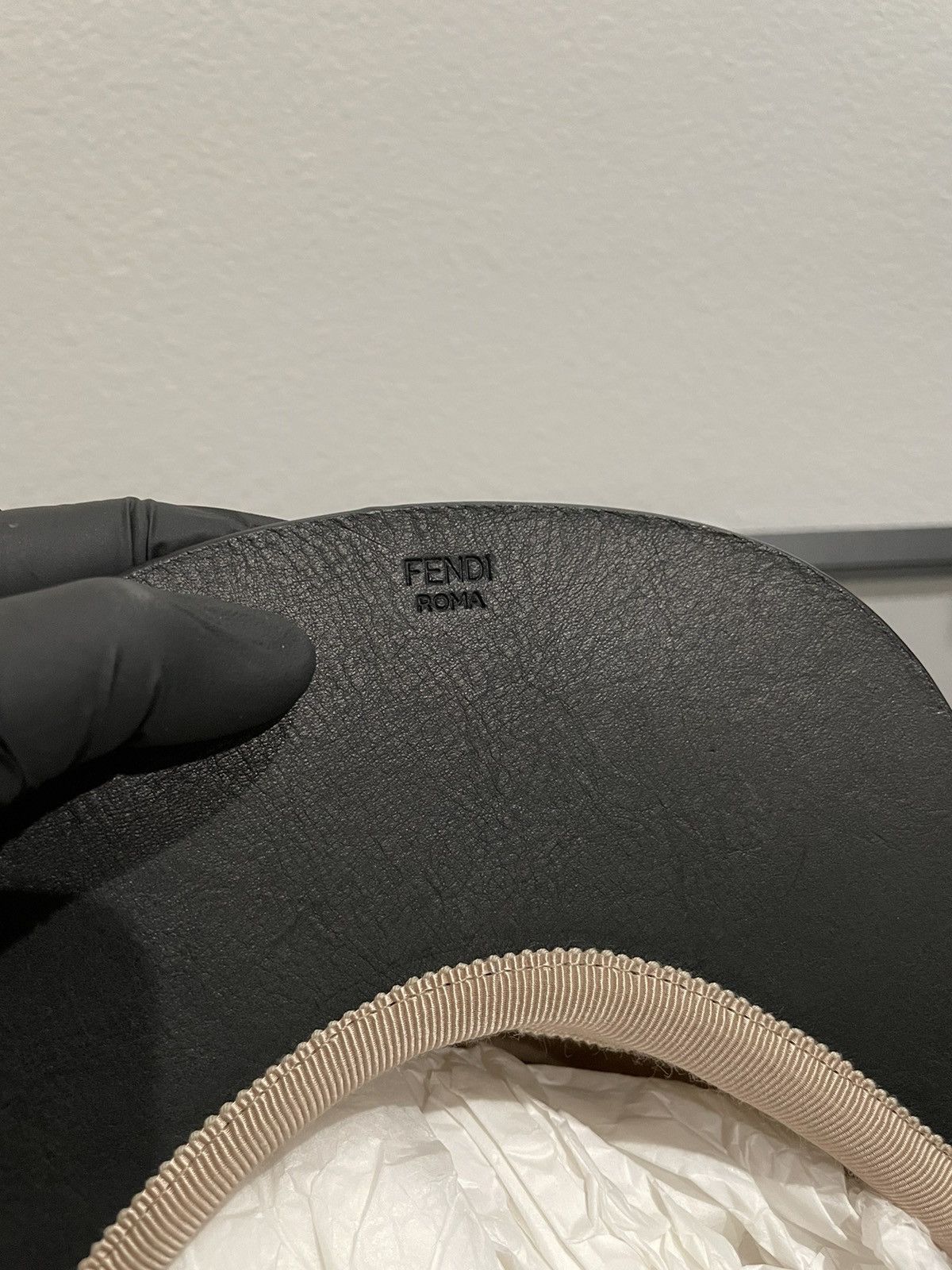 Fendi FENDI “Forever Fendi” camo leather cap baseball hat Size ONE SIZE - 13 Thumbnail