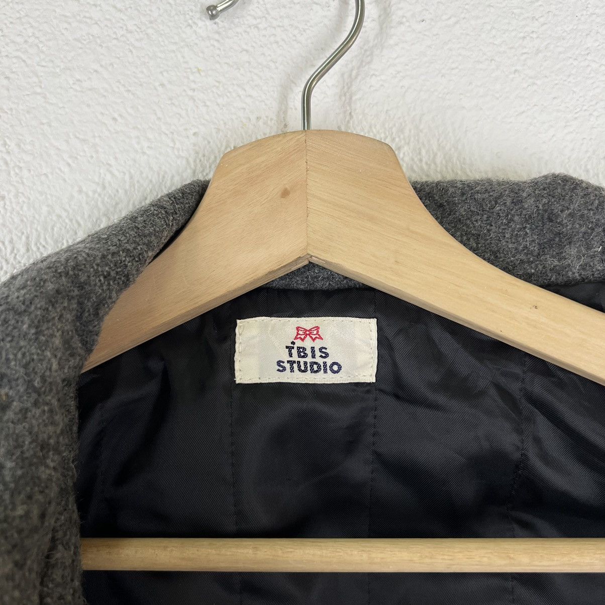 Japanese Brand VINTAGE BOMBER WOOL JACKET TBIS STUDIO INSPIRED ISSEY MIYAKE Size US M / EU 48-50 / 2 - 12 Thumbnail