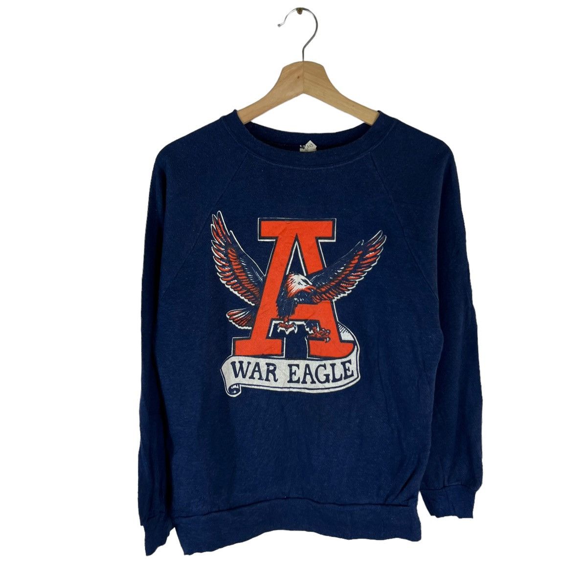 VINTAGE SWEATSHIRT WAR EAGLE BIG LOGO