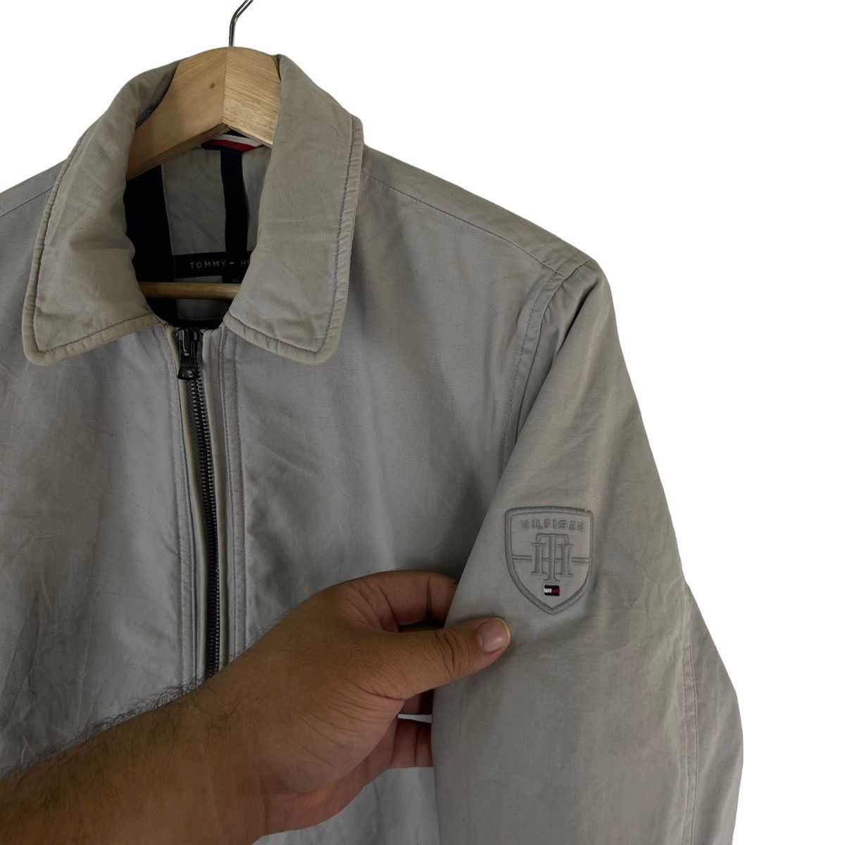 Japanese Brand VINTAGE HIKORY CHORE RACER JACKET TOMMY HILFIGER JAPAN Size US XS / EU 42 / 0 - 4 Thumbnail