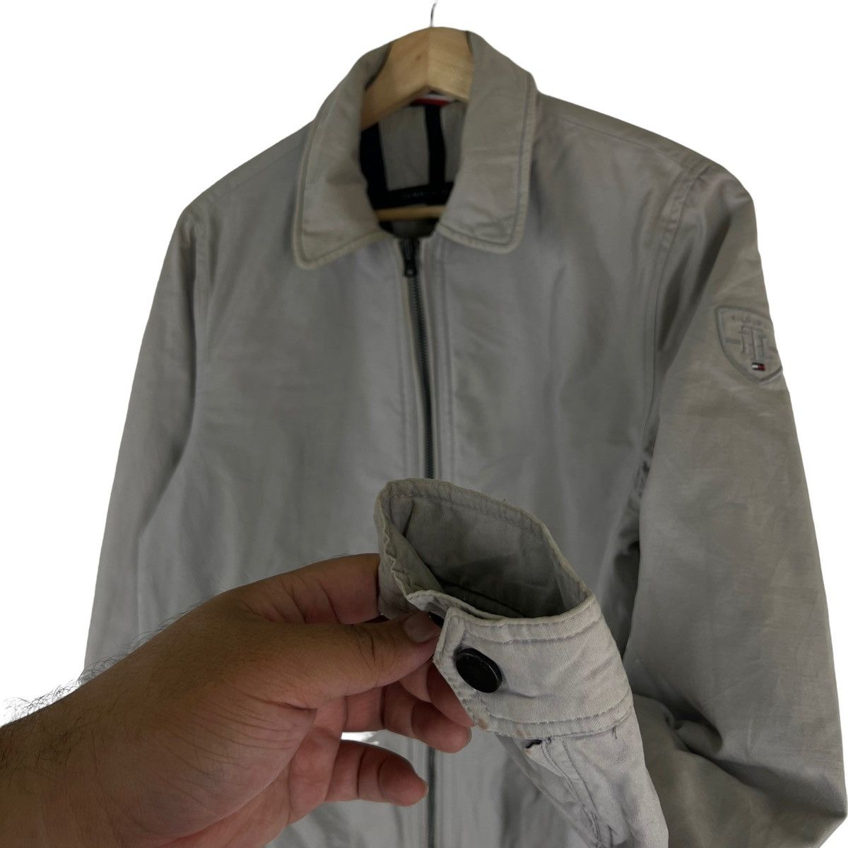Japanese Brand VINTAGE HIKORY CHORE RACER JACKET TOMMY HILFIGER JAPAN Size US XS / EU 42 / 0 - 5 Thumbnail