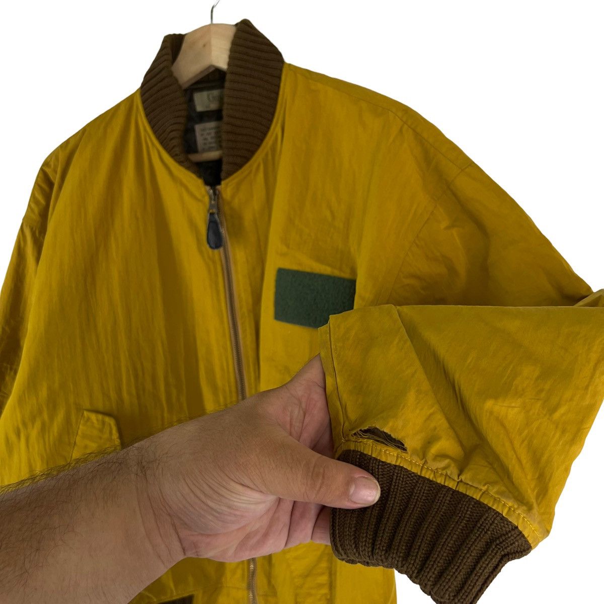Japanese Brand VINTAGE BOMBER JACKET GUY INSPIRED ISSEY MIYAKE JAPAN Size US M / EU 48-50 / 2 - 6 Thumbnail