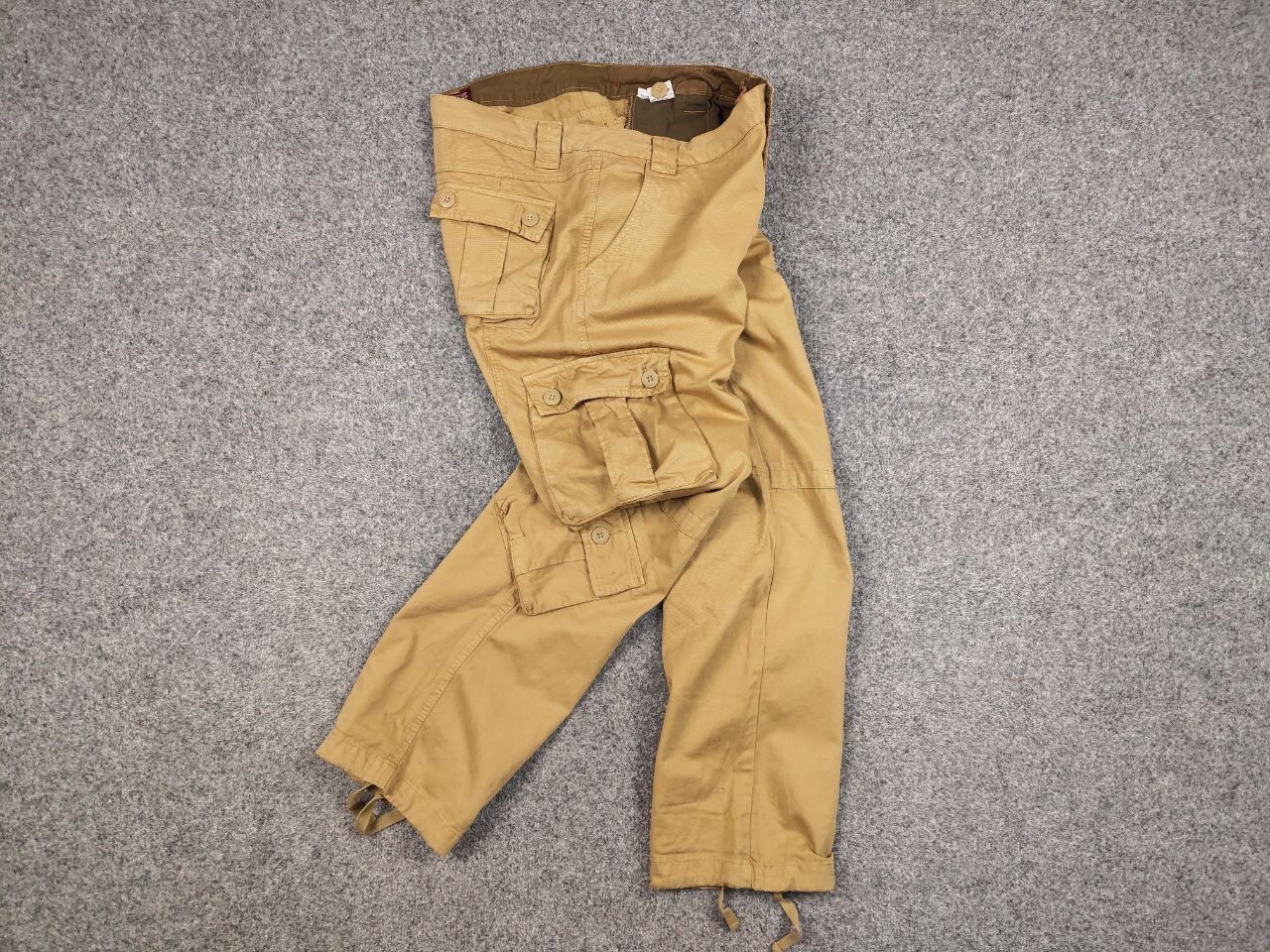 Japanese Brand Vintage 90's Japanese Baggy Multi Pocket Cargo Pants Trawis Size US 36 / EU 52 - 16 Thumbnail