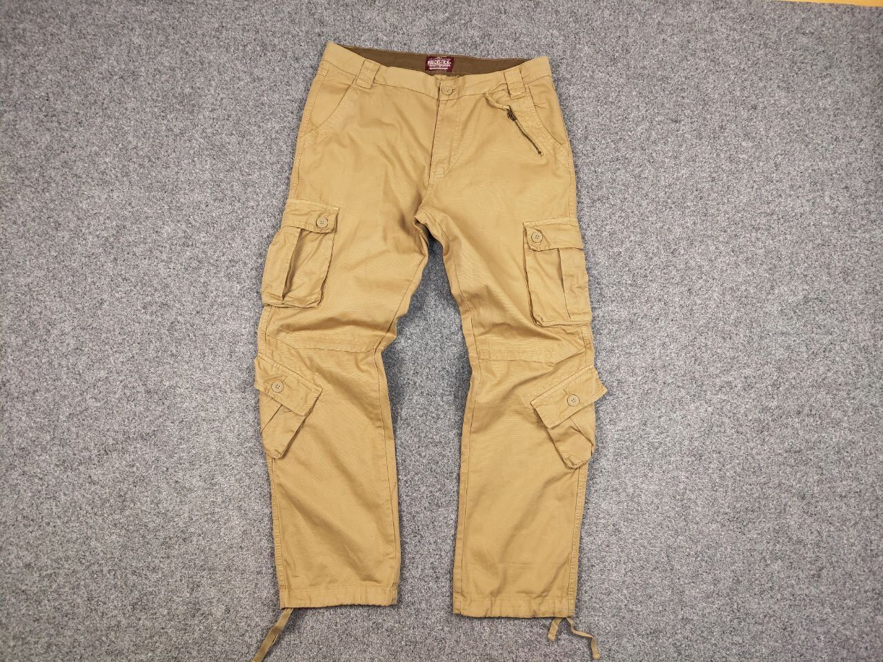 Japanese Brand Vintage 90's Japanese Baggy Multi Pocket Cargo Pants Trawis Size US 36 / EU 52 - 13 Thumbnail