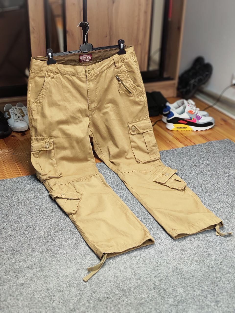 Japanese Brand Vintage 90's Japanese Baggy Multi Pocket Cargo Pants Trawis Size US 36 / EU 52 - 20 Thumbnail
