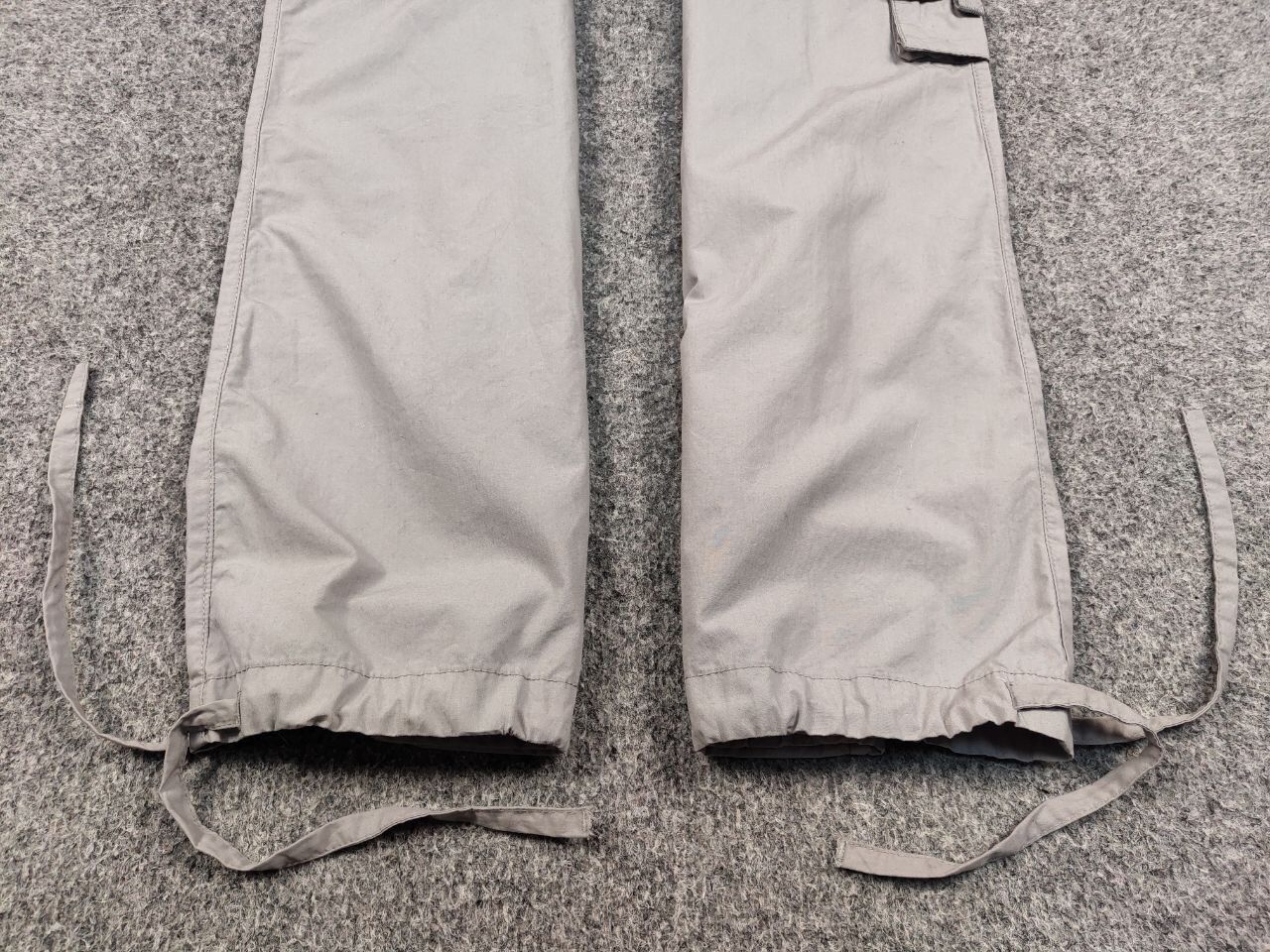 Japanese Brand Vintage 90's Japanese Bondage Zip Bootcut Gray Cargo Pants Size US 31 - 9 Thumbnail