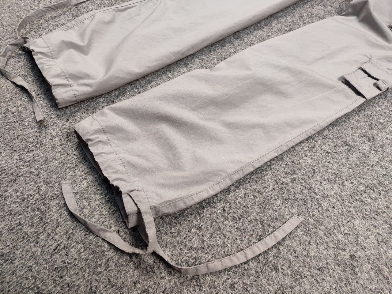 Japanese Brand Vintage 90's Japanese Bondage Zip Bootcut Gray Cargo Pants Size US 31 - 6 Thumbnail