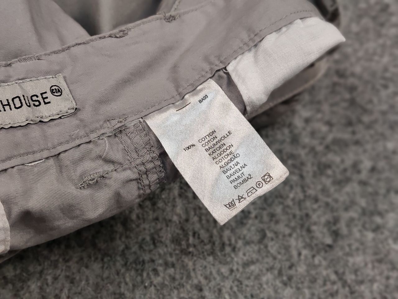 Japanese Brand Vintage 90's Japanese Bondage Zip Bootcut Gray Cargo Pants Size US 31 - 20 Thumbnail