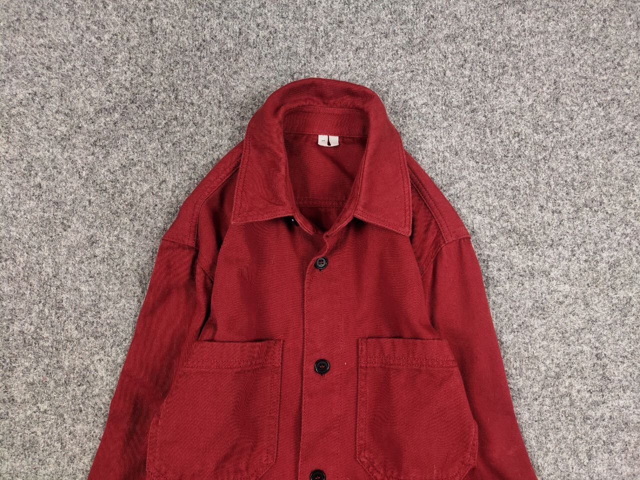 Arket Arket Overshirt Pocket Red Cotton Light Jacket Size US S / EU 44-46 / 1 - 6 Thumbnail