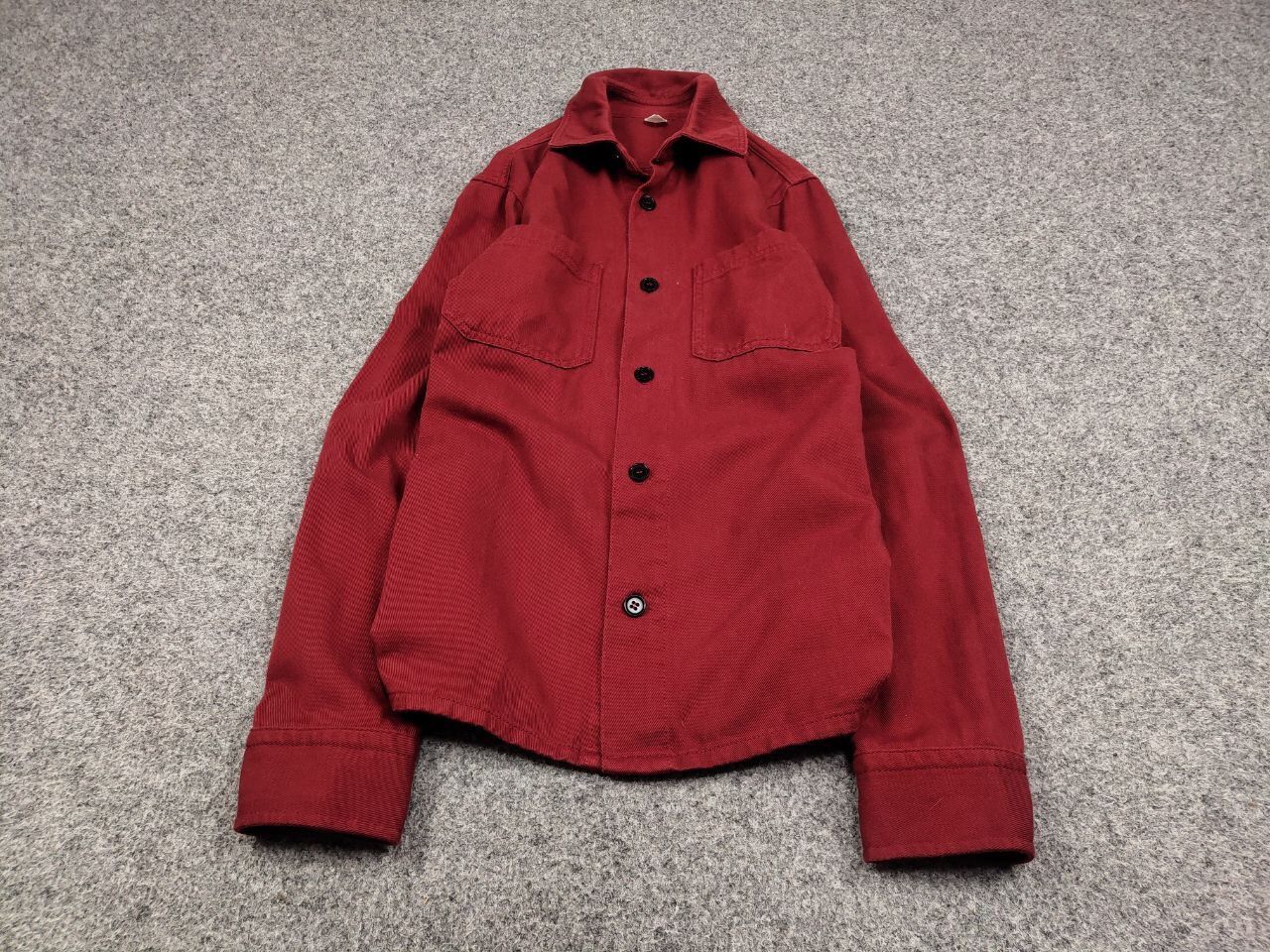 Arket Arket Overshirt Pocket Red Cotton Light Jacket Size US S / EU 44-46 / 1 - 2 Thumbnail