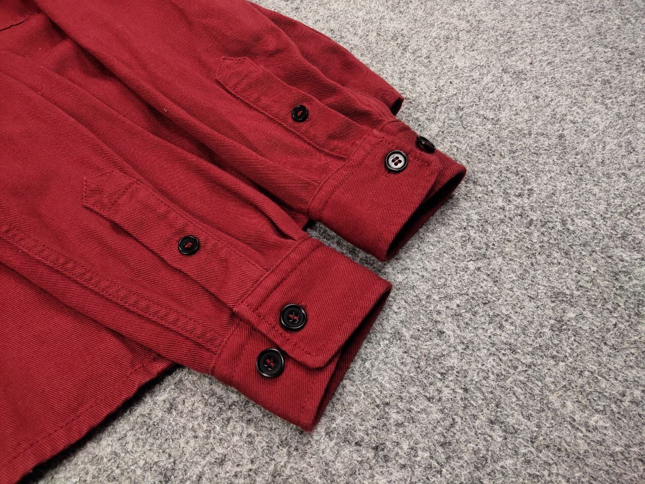 Arket Arket Overshirt Pocket Red Cotton Light Jacket Size US S / EU 44-46 / 1 - 11 Thumbnail