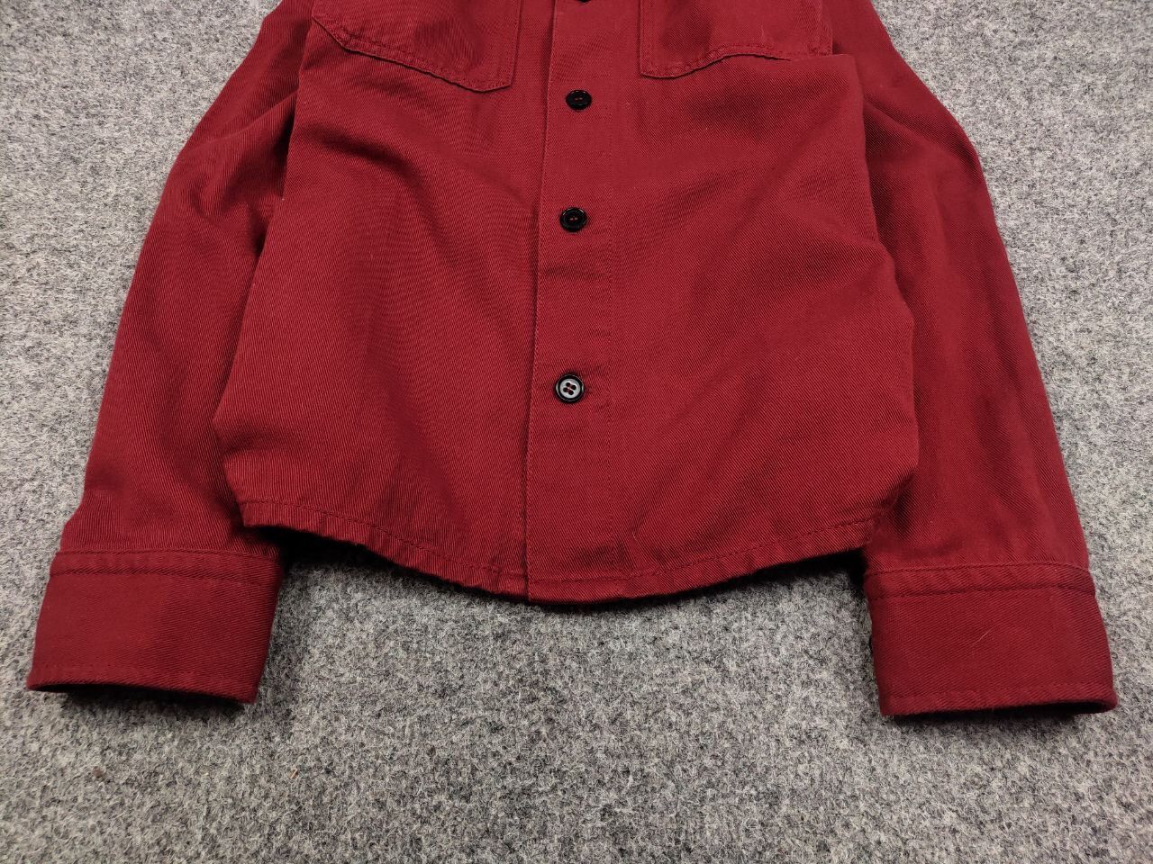 Arket Arket Overshirt Pocket Red Cotton Light Jacket Size US S / EU 44-46 / 1 - 7 Thumbnail