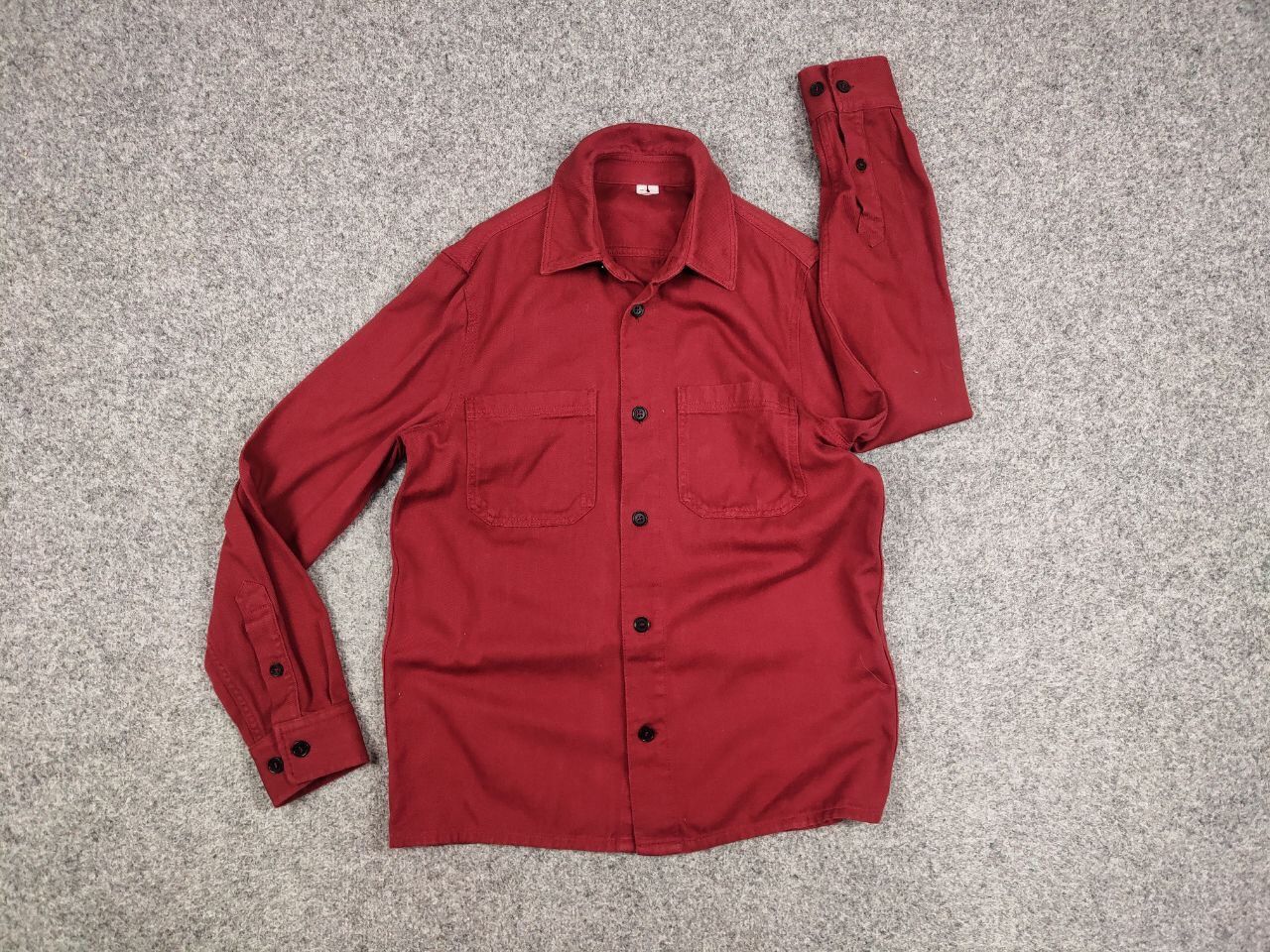 Arket Arket Overshirt Pocket Red Cotton Light Jacket Size US S / EU 44-46 / 1 - 9 Thumbnail
